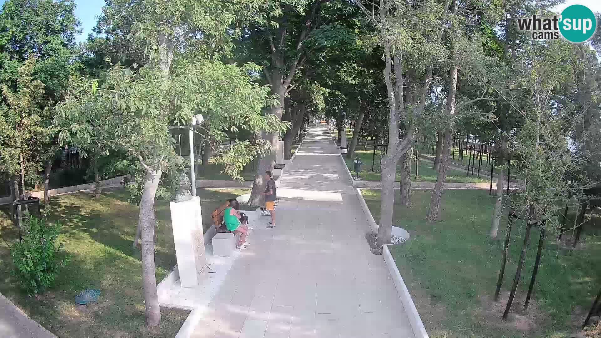 Writers’ Park Webcam Senj – Live by the Sea