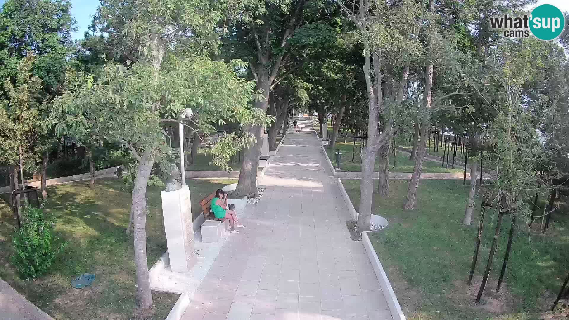 Writers’ Park Webcam Senj – Live by the Sea