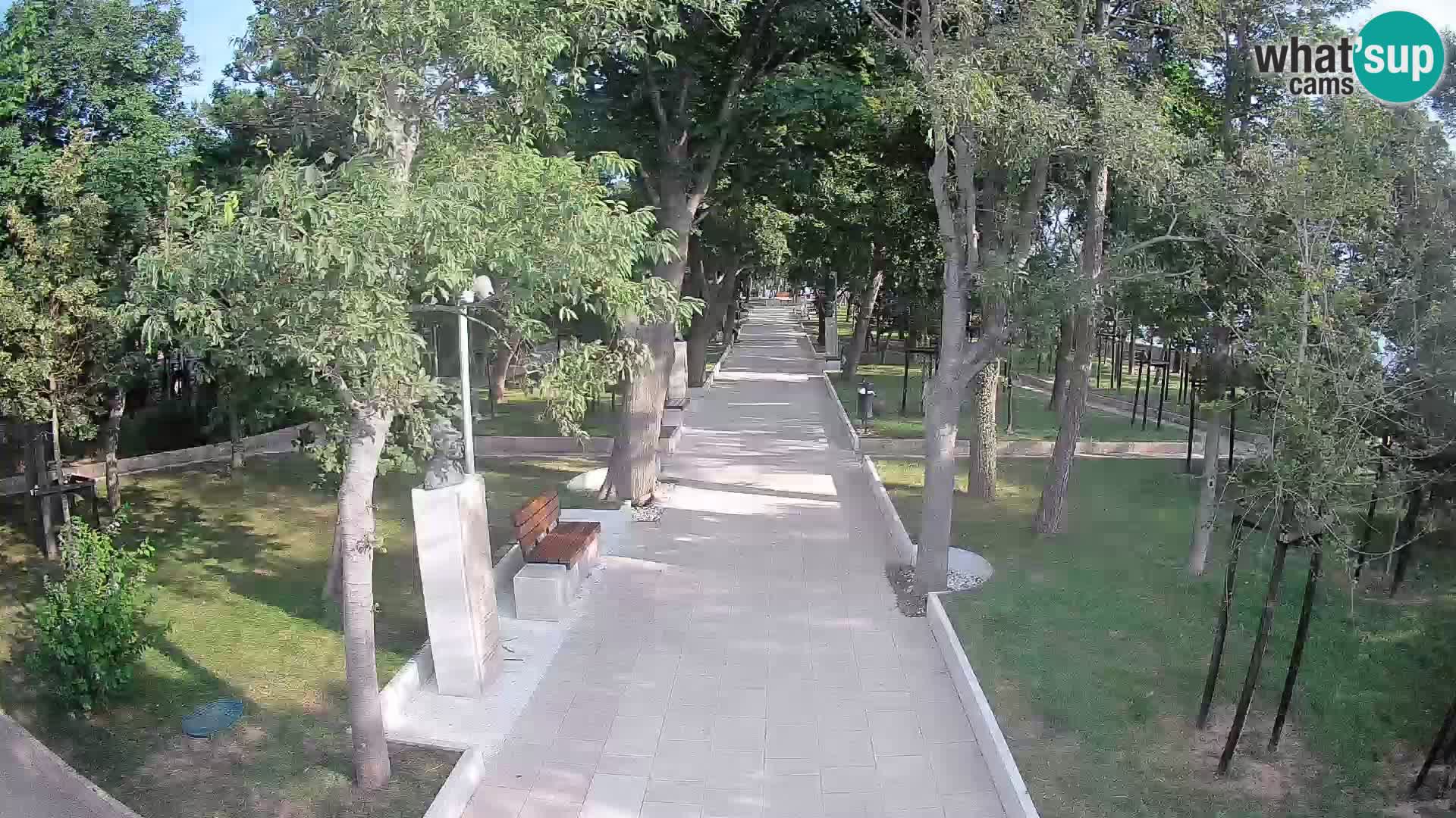 Writers’ Park Webcam Senj – Live by the Sea