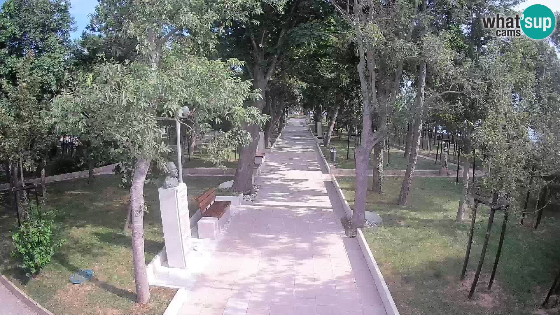 Webcam Schriftstellerpark Senj – Live am Meer