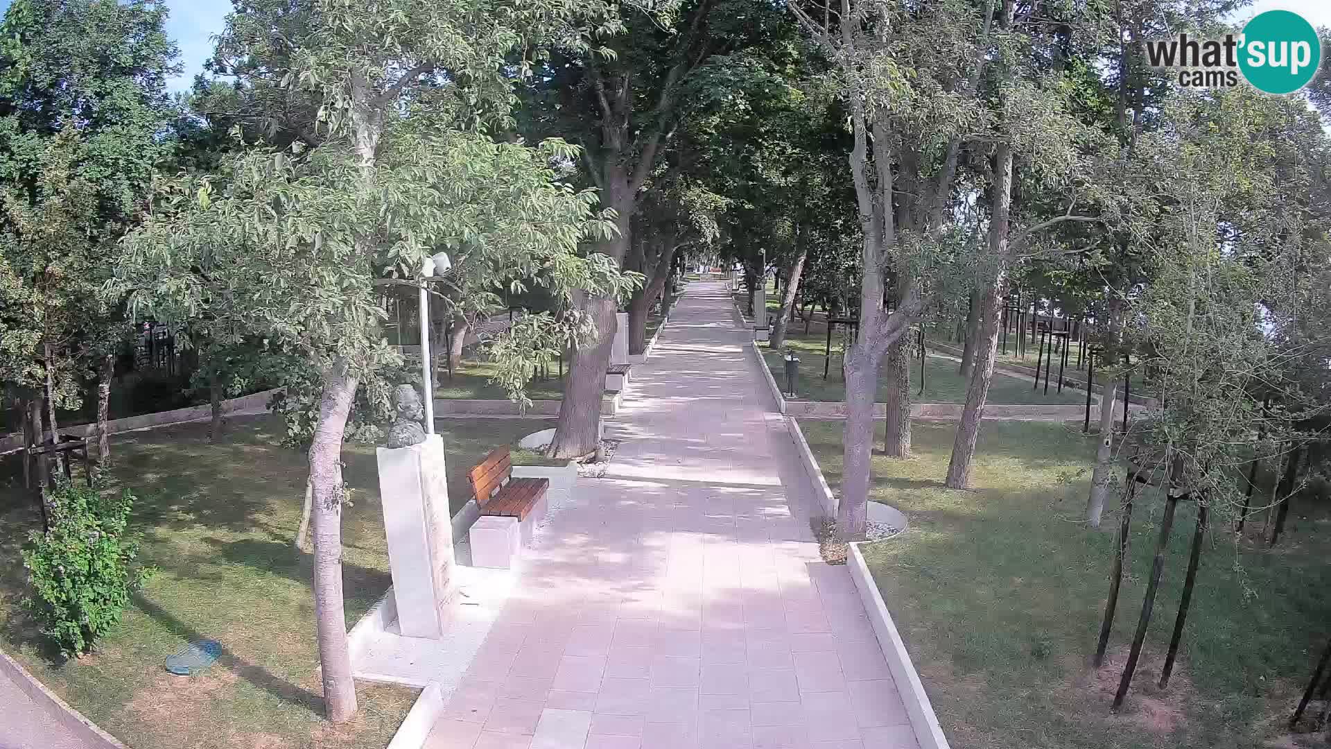 Writers’ Park Webcam Senj – Live by the Sea