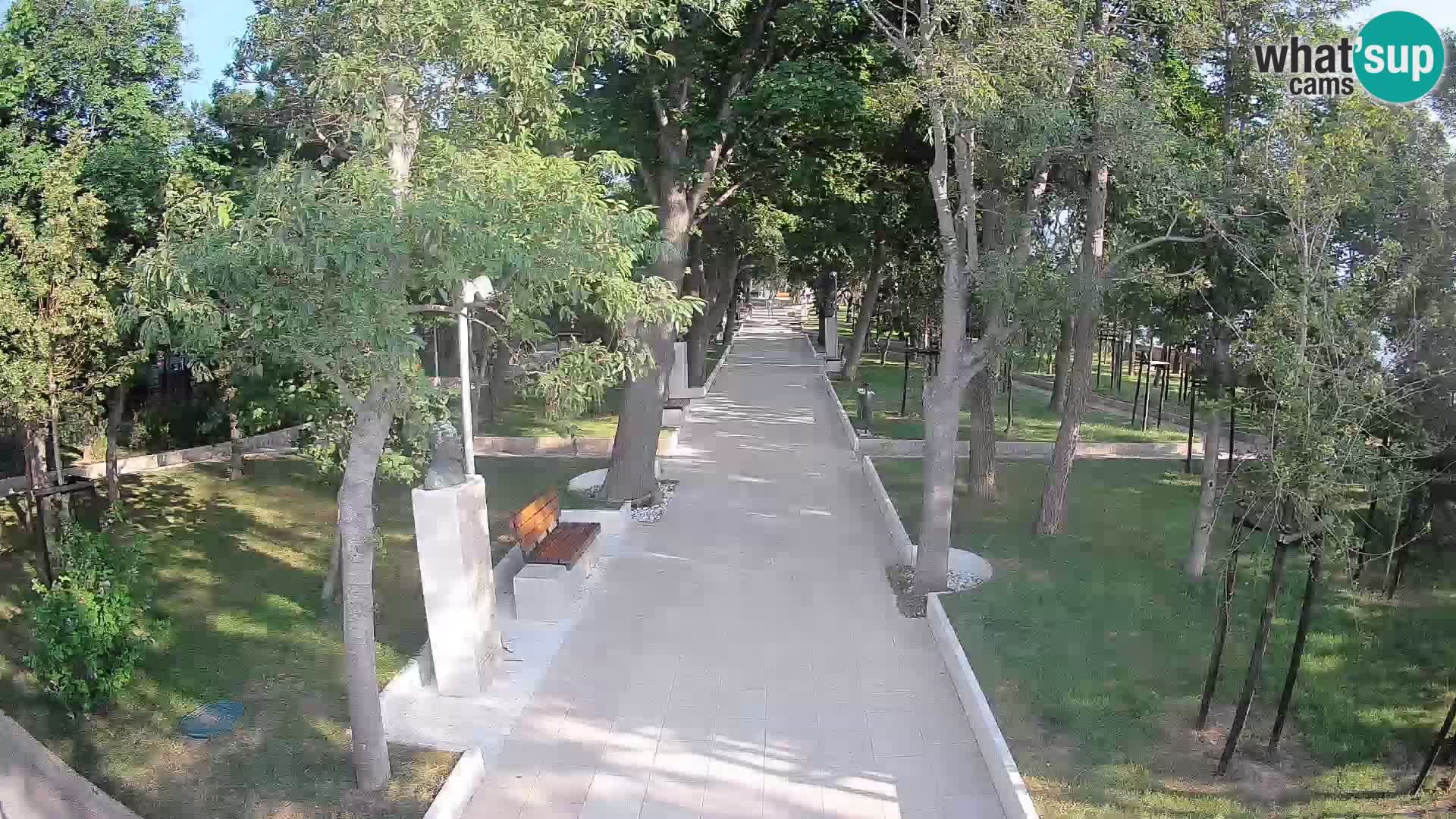 Writers’ Park Webcam Senj – Live by the Sea