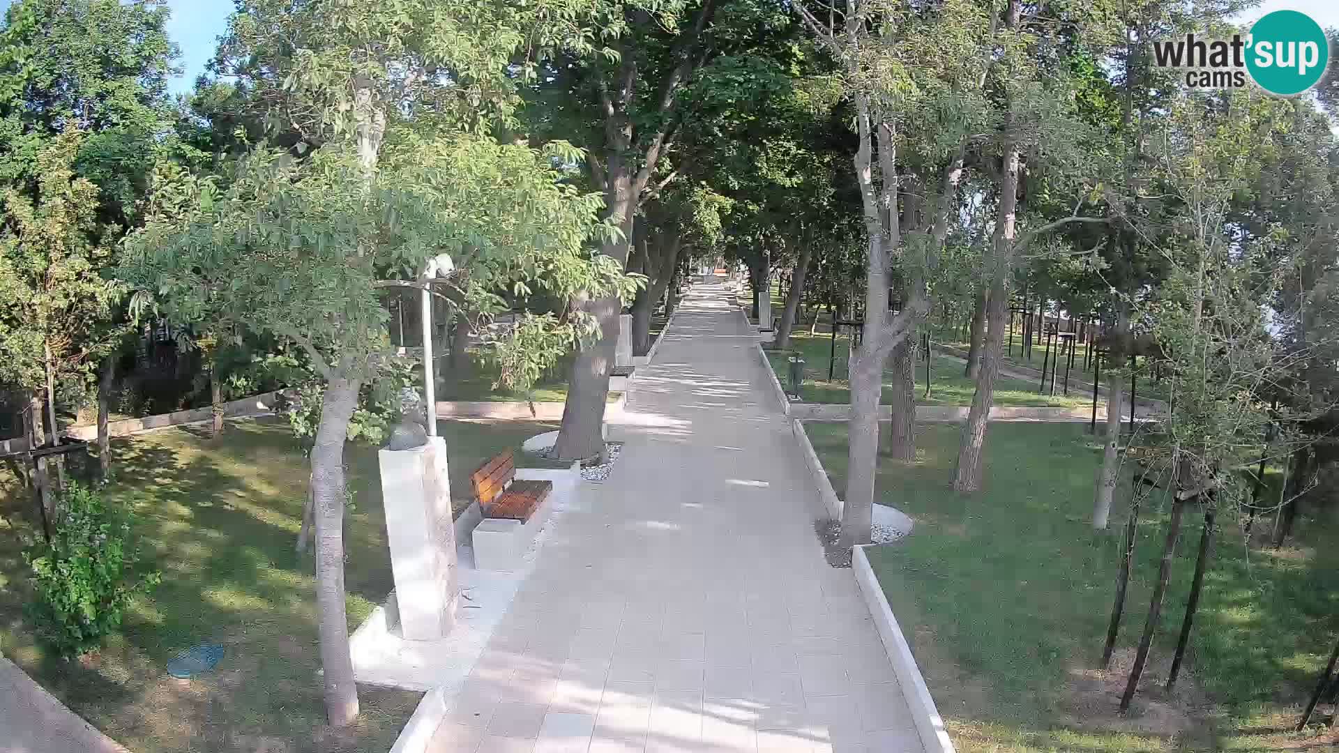 Writers’ Park Webcam Senj – Live by the Sea