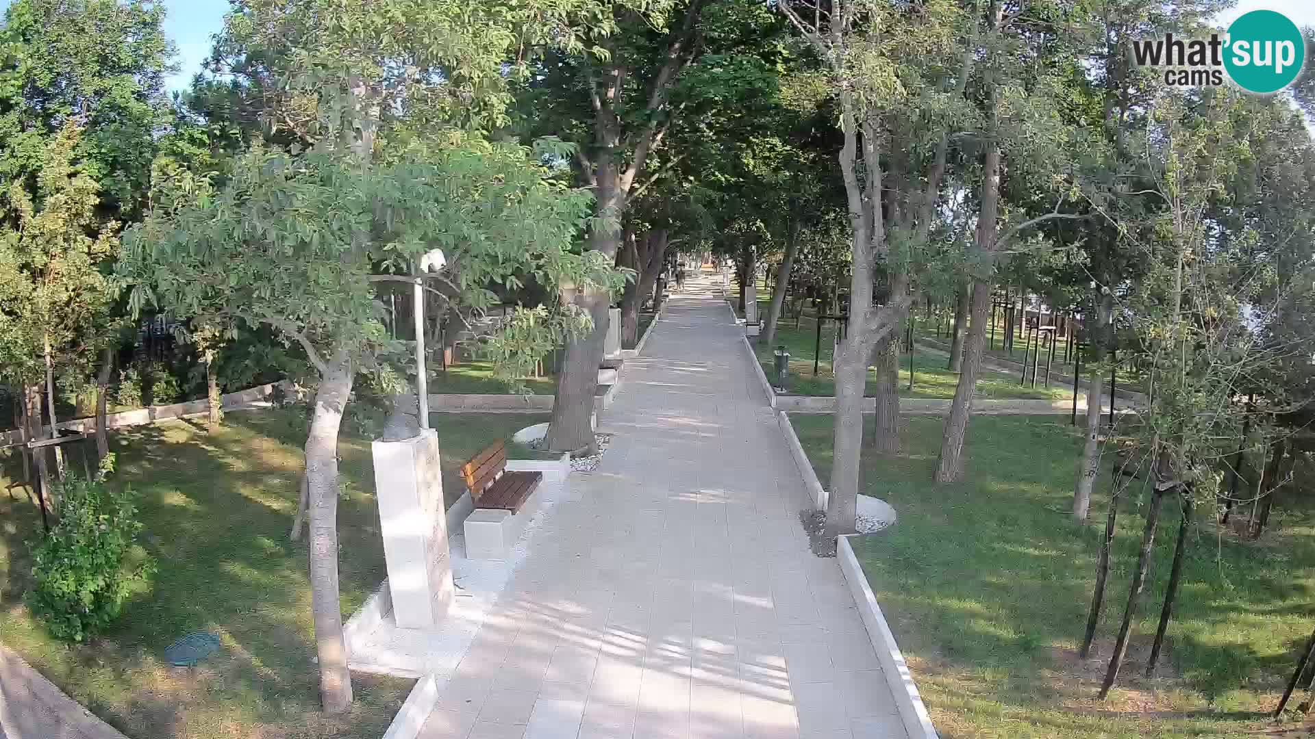 Writers’ Park Webcam Senj – Live by the Sea