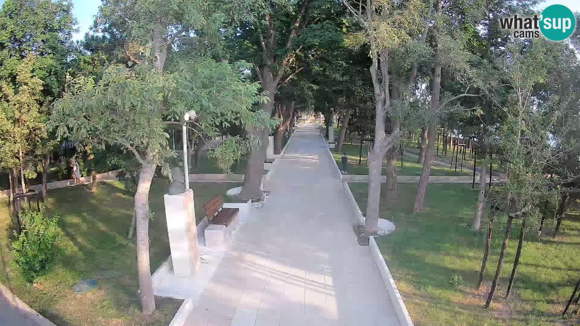 Writers’ Park Webcam Senj – Live by the Sea
