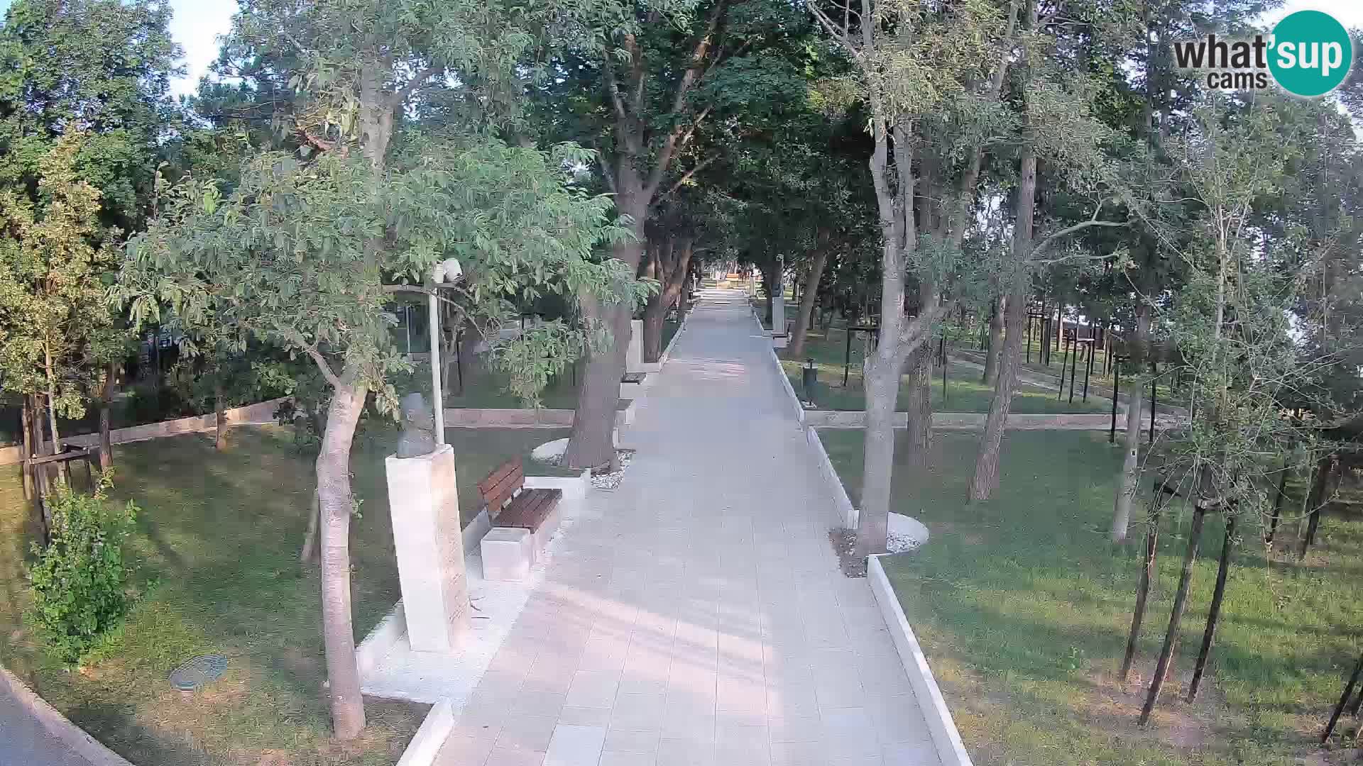 Webcam Schriftstellerpark Senj – Live am Meer