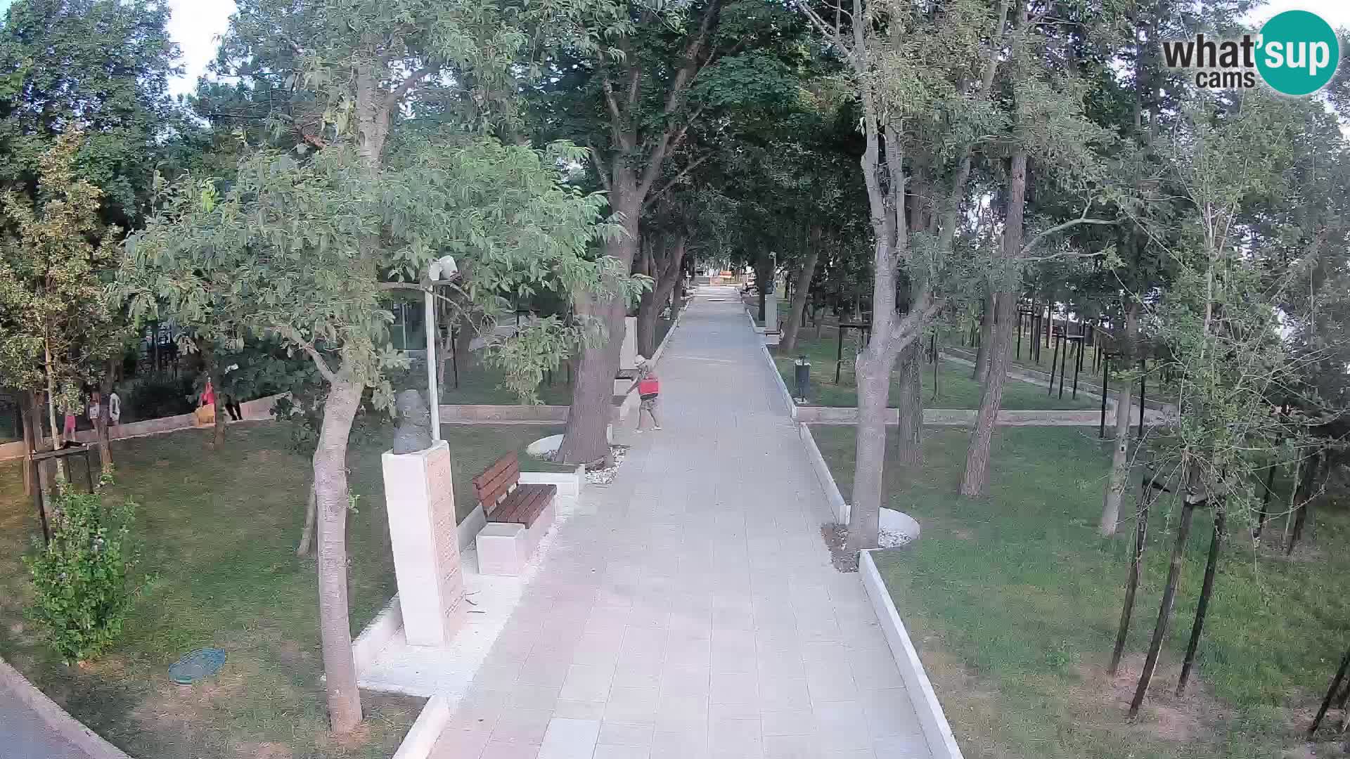 Writers’ Park Webcam Senj – Live by the Sea