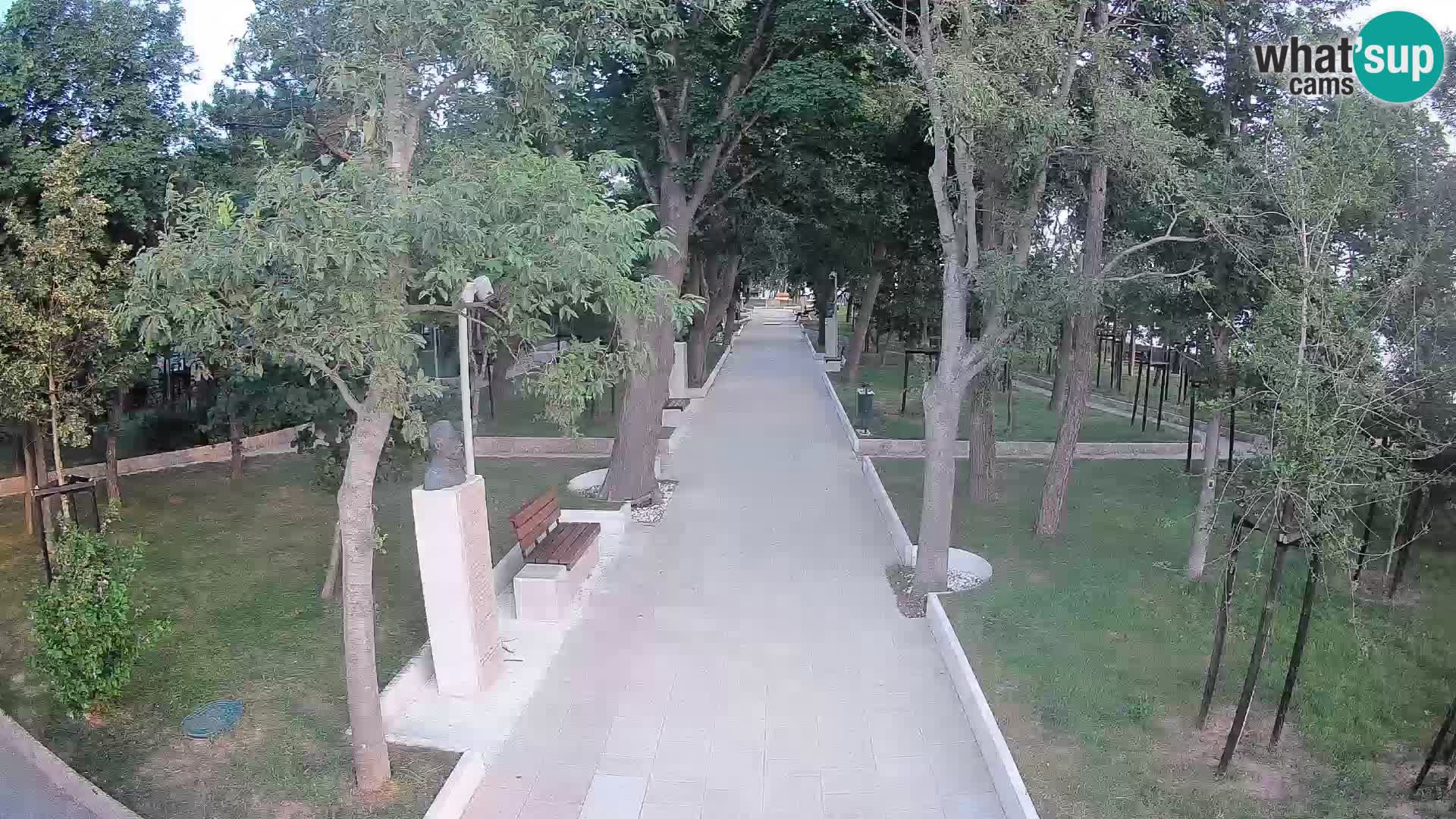 Writers’ Park Webcam Senj – Live by the Sea