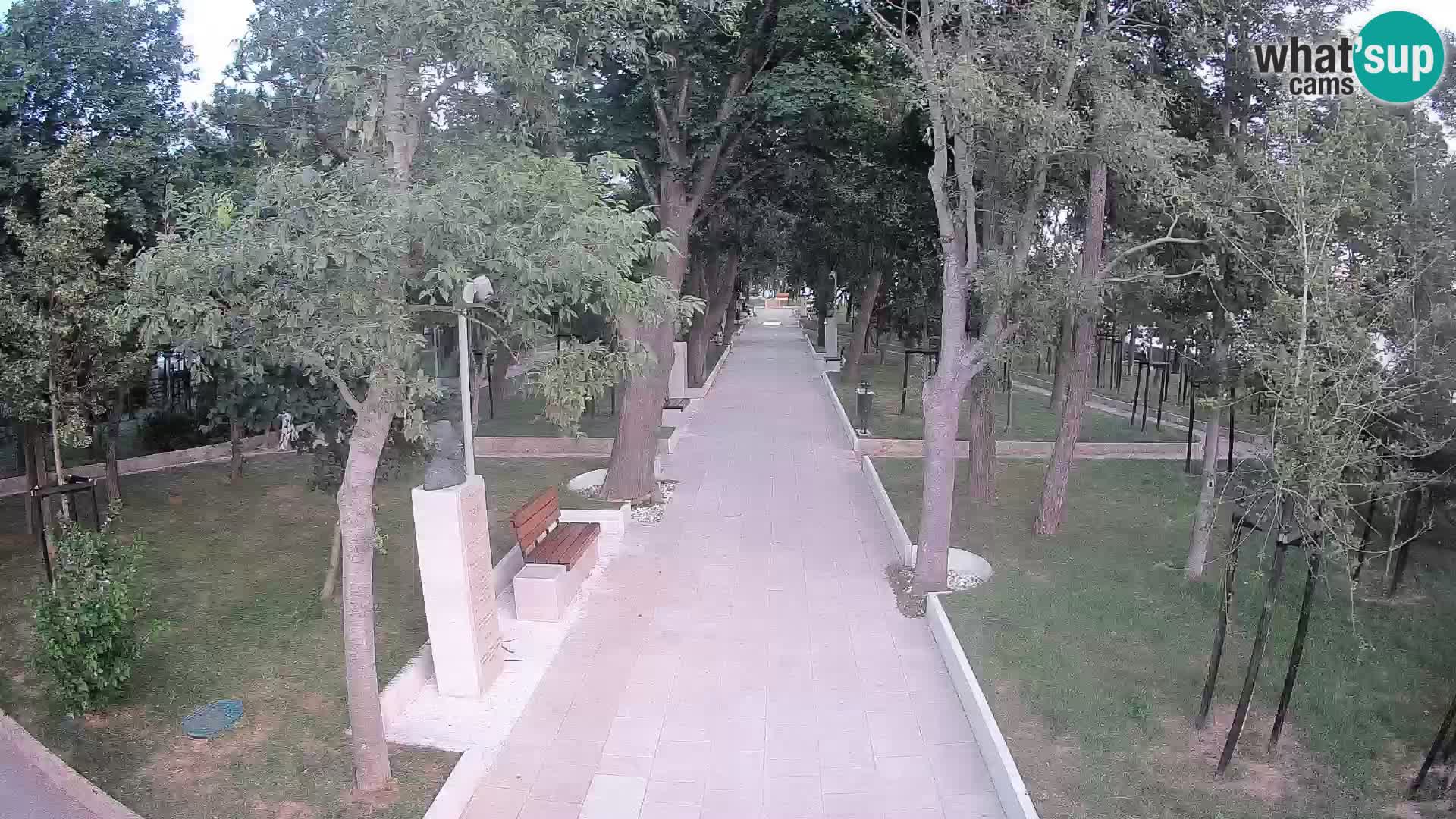 Writers’ Park Webcam Senj – Live by the Sea
