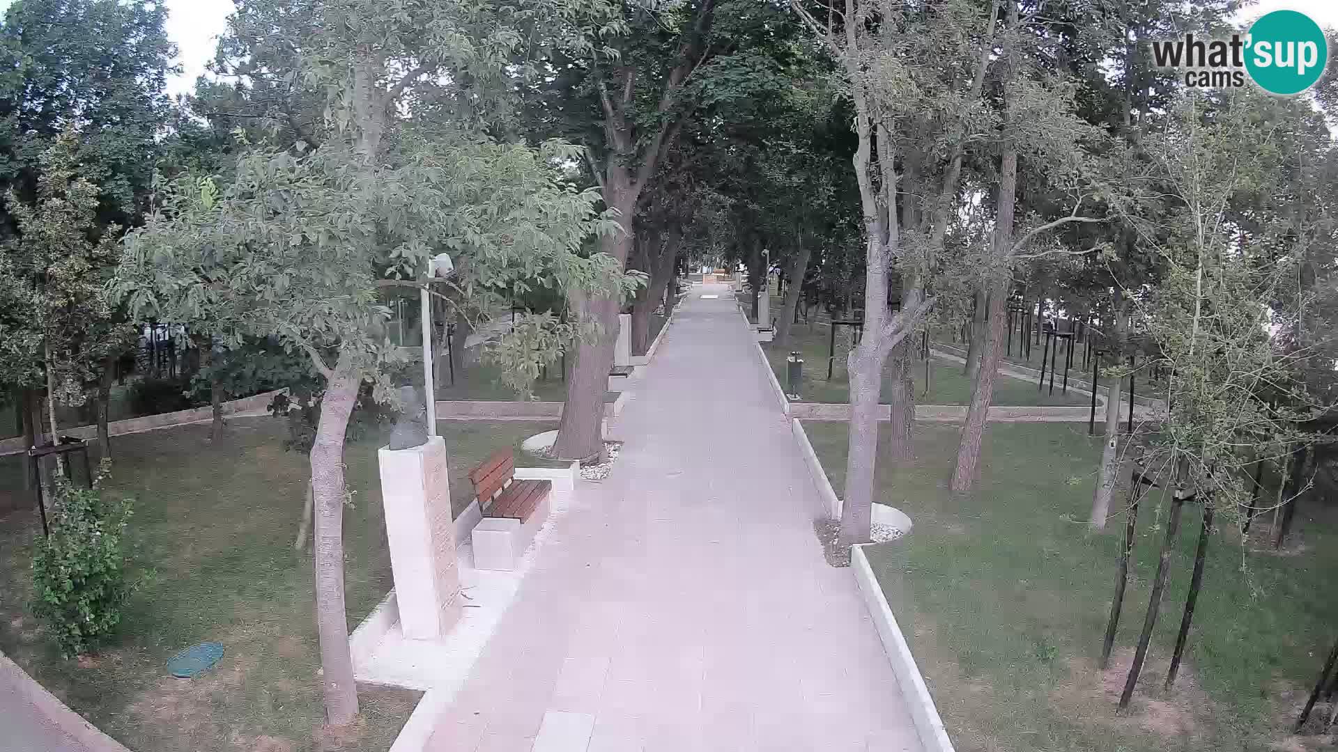 Writers’ Park Webcam Senj – Live by the Sea
