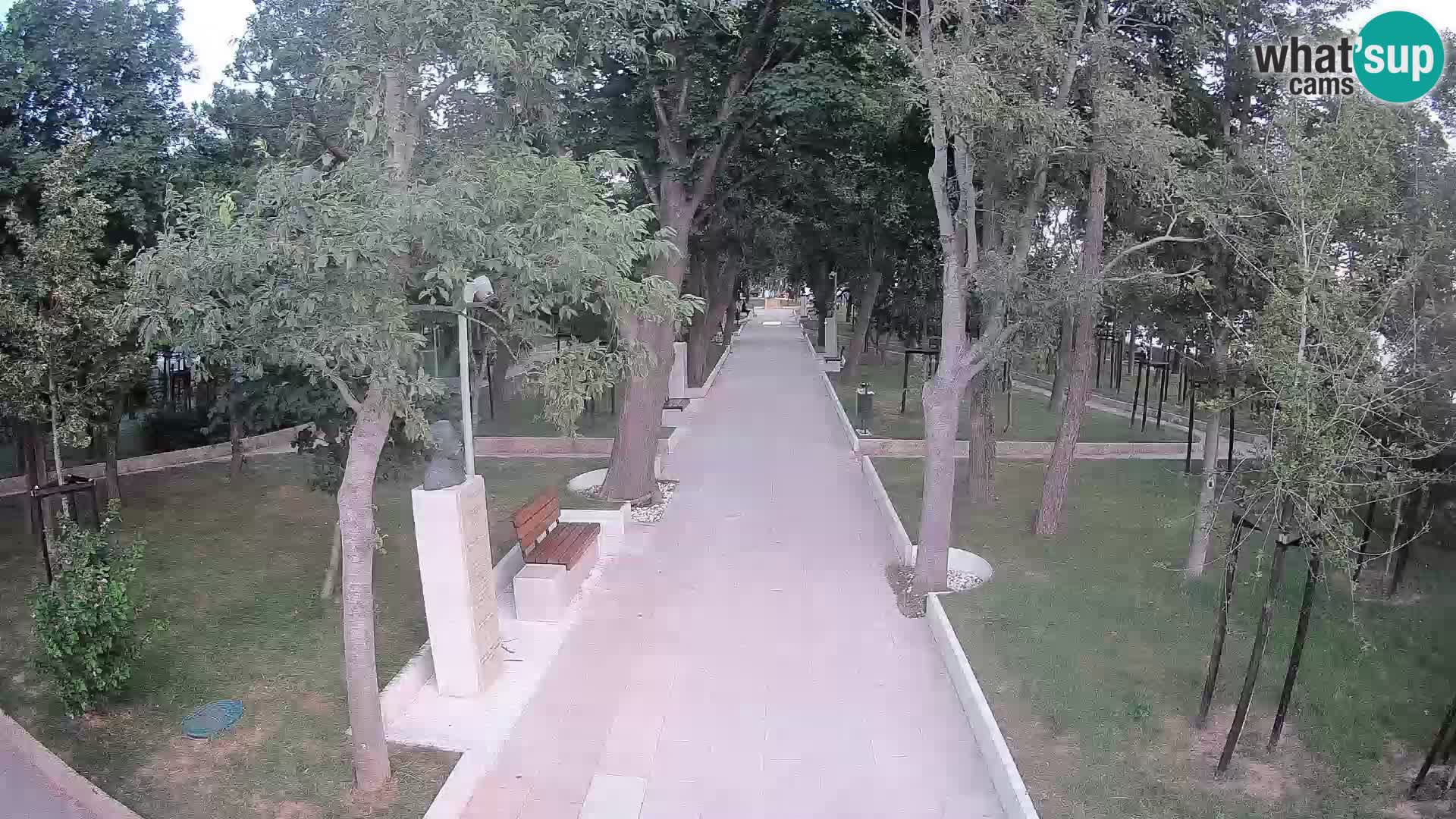 Webcam Schriftstellerpark Senj – Live am Meer