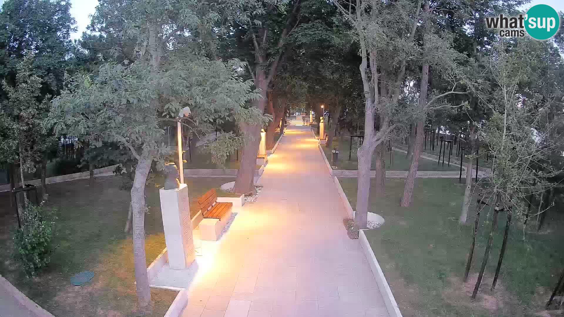 Writers’ Park Webcam Senj – Live by the Sea