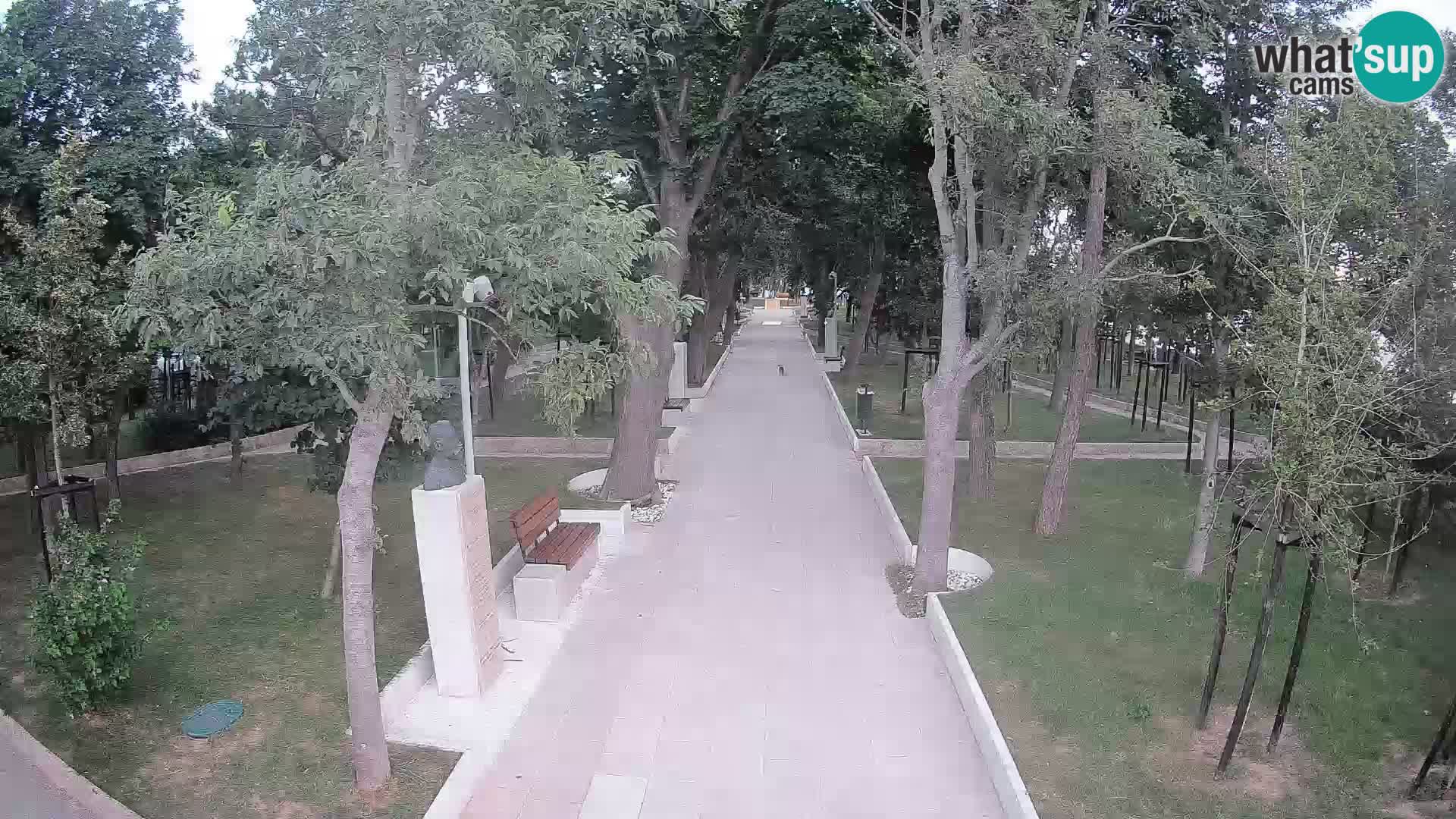 Writers’ Park Webcam Senj – Live by the Sea