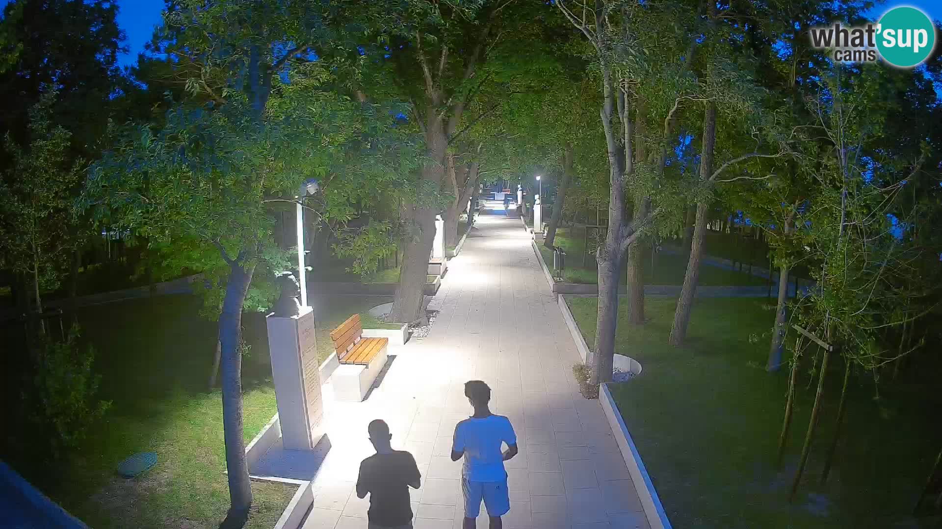 Writers’ Park Webcam Senj – Live by the Sea