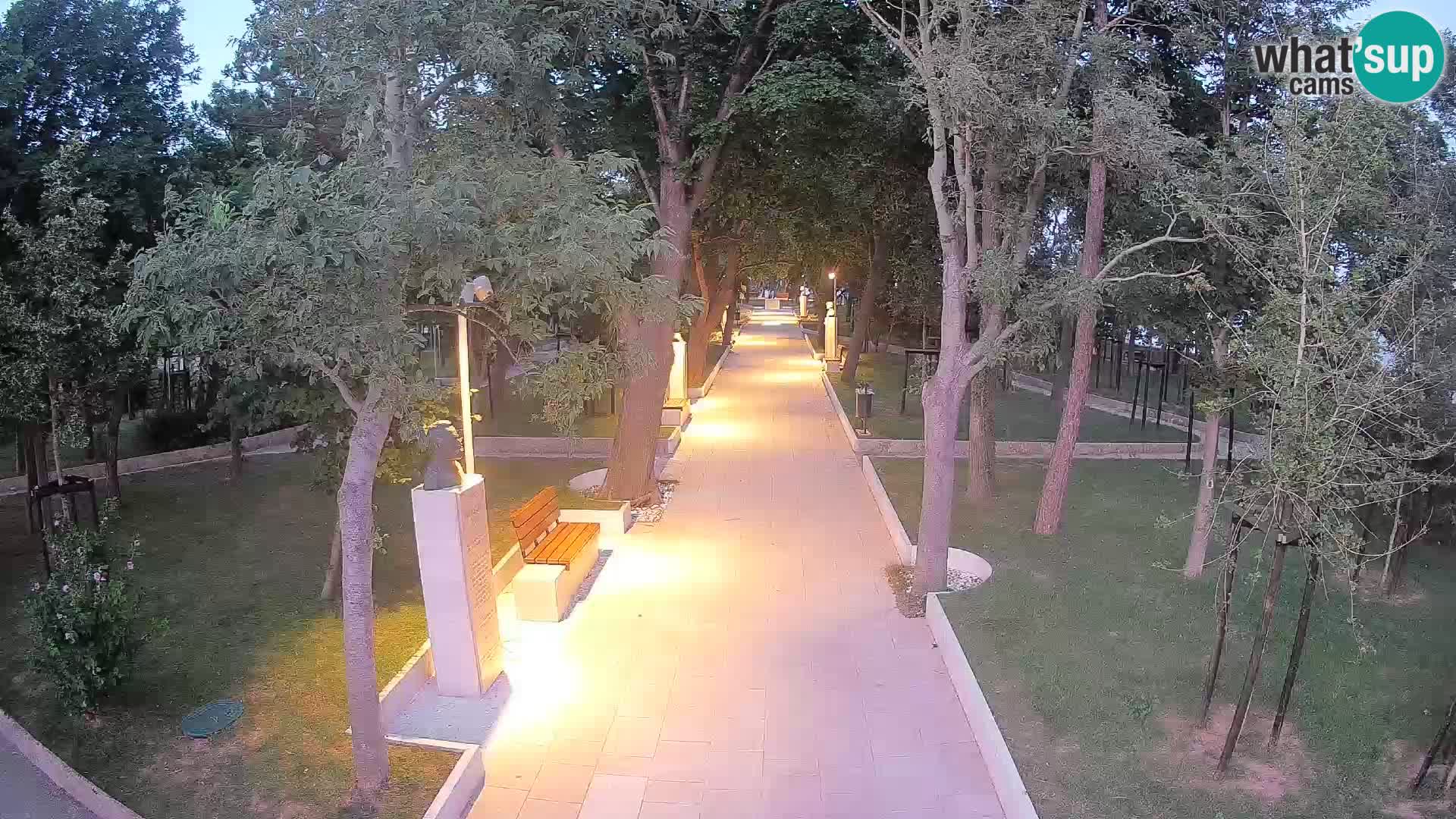 Writers’ Park Webcam Senj – Live by the Sea
