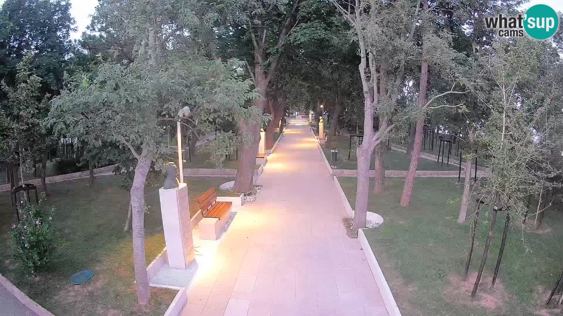 Webcam Schriftstellerpark Senj – Live am Meer
