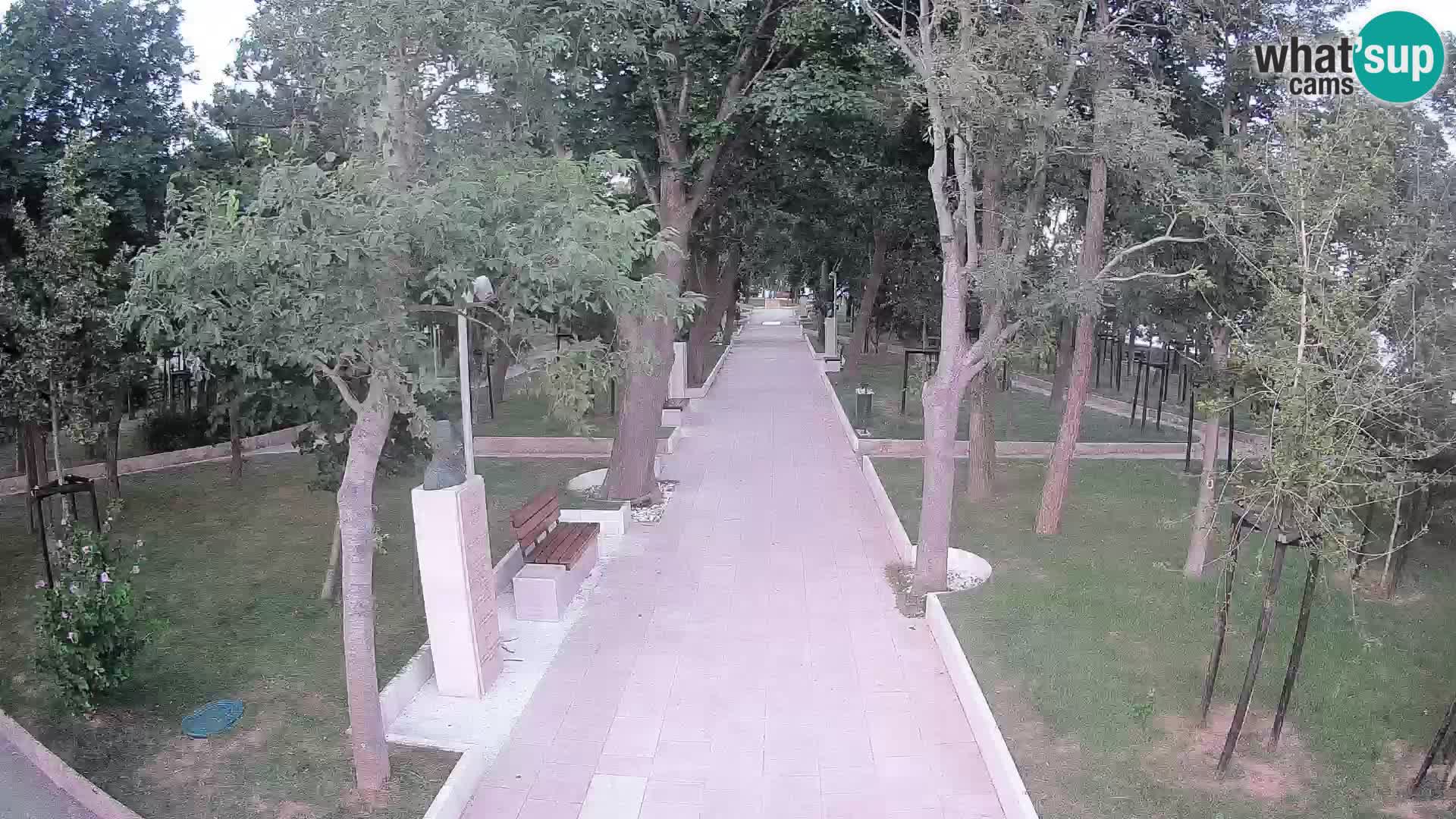Writers’ Park Webcam Senj – Live by the Sea