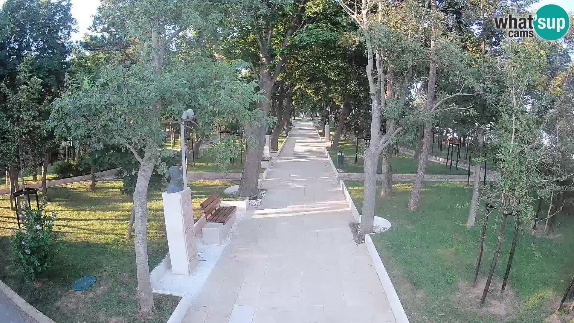 Writers’ Park Webcam Senj – Live by the Sea