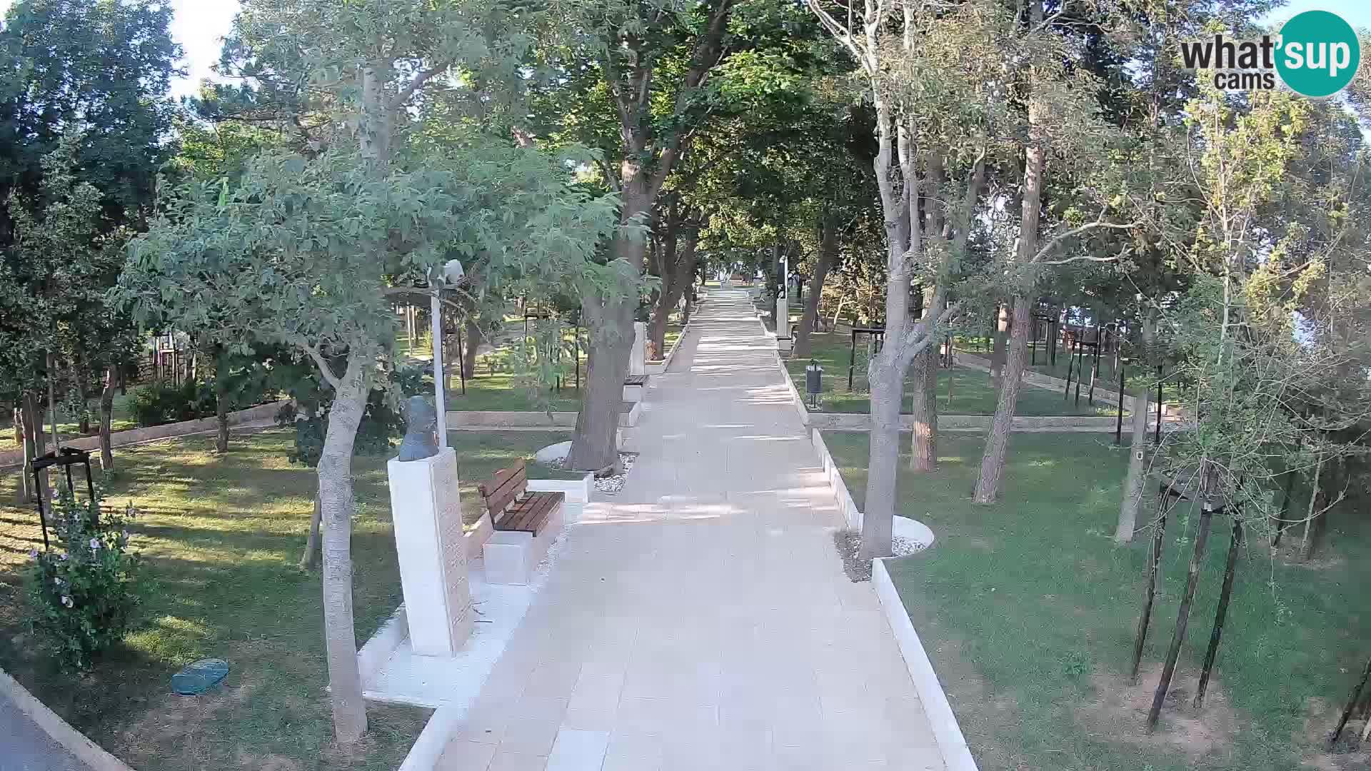 Webcam Schriftstellerpark Senj – Live am Meer