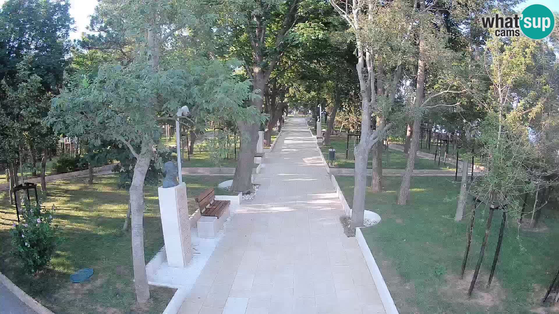 Webcam Schriftstellerpark Senj – Live am Meer