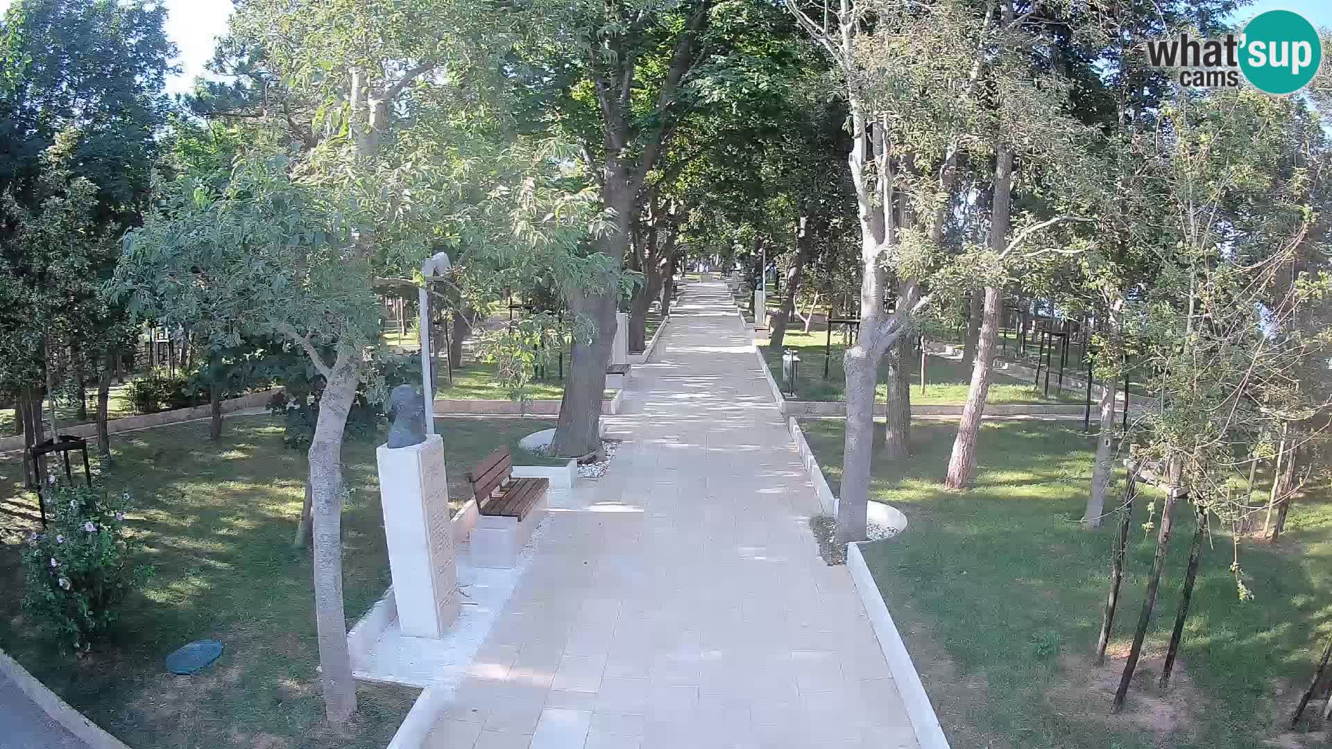 Writers’ Park Webcam Senj – Live by the Sea