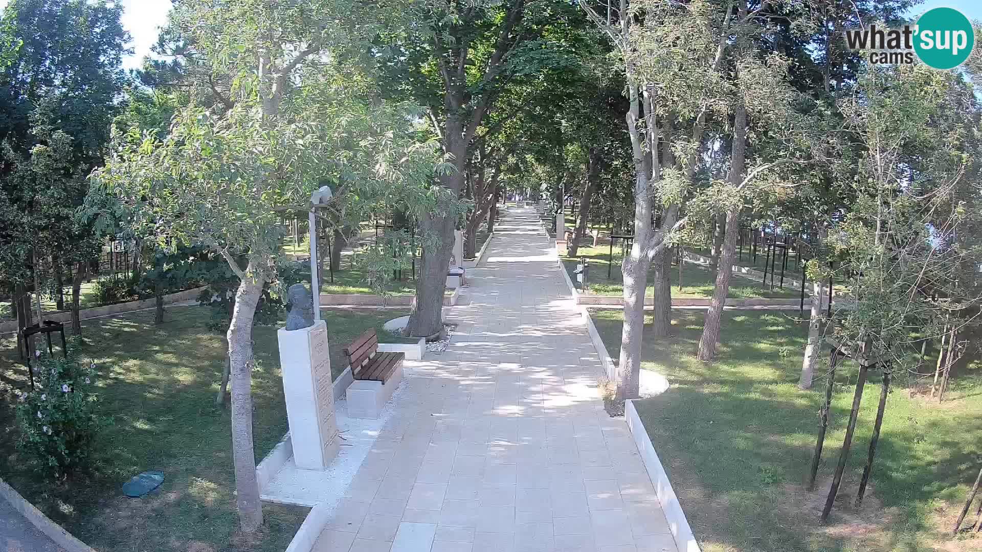 Webcam Schriftstellerpark Senj – Live am Meer