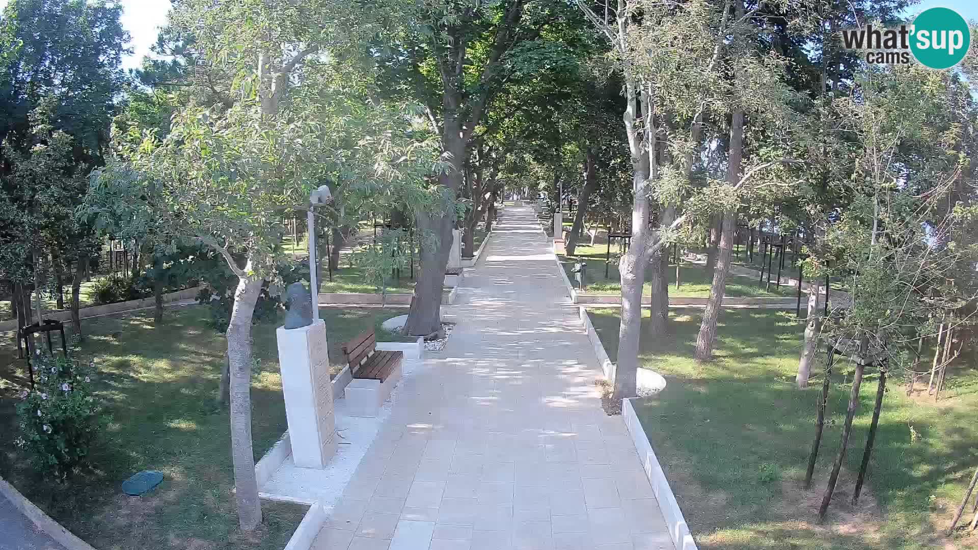 Writers’ Park Webcam Senj – Live by the Sea