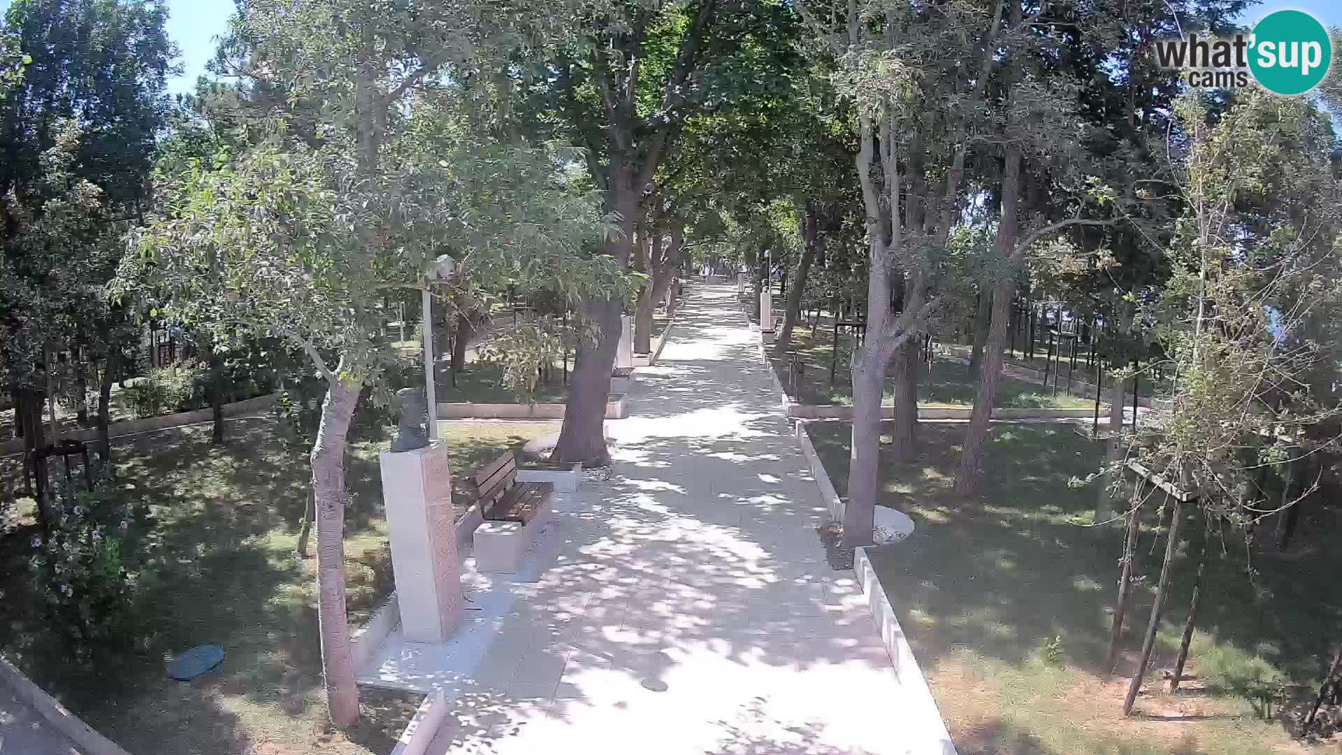 Writers’ Park Webcam Senj – Live by the Sea