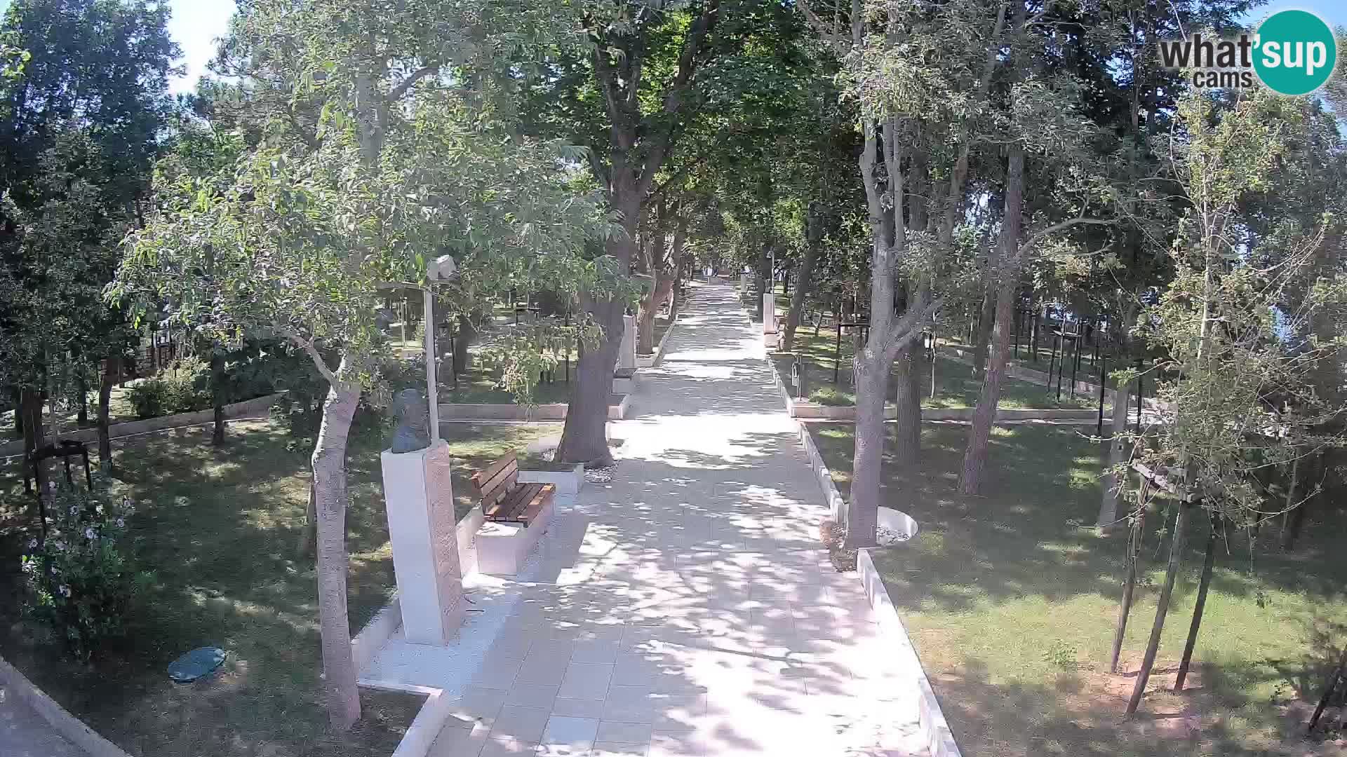 Writers’ Park Webcam Senj – Live by the Sea