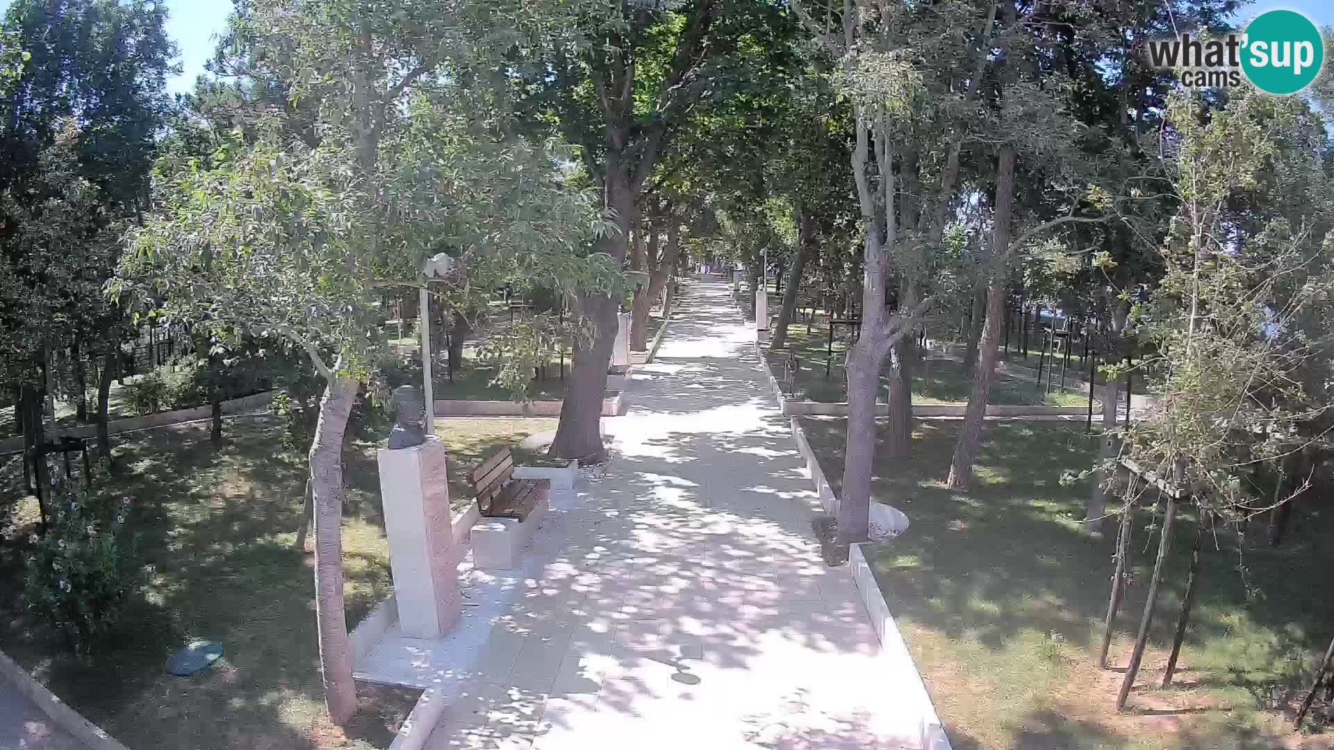 Writers’ Park Webcam Senj – Live by the Sea