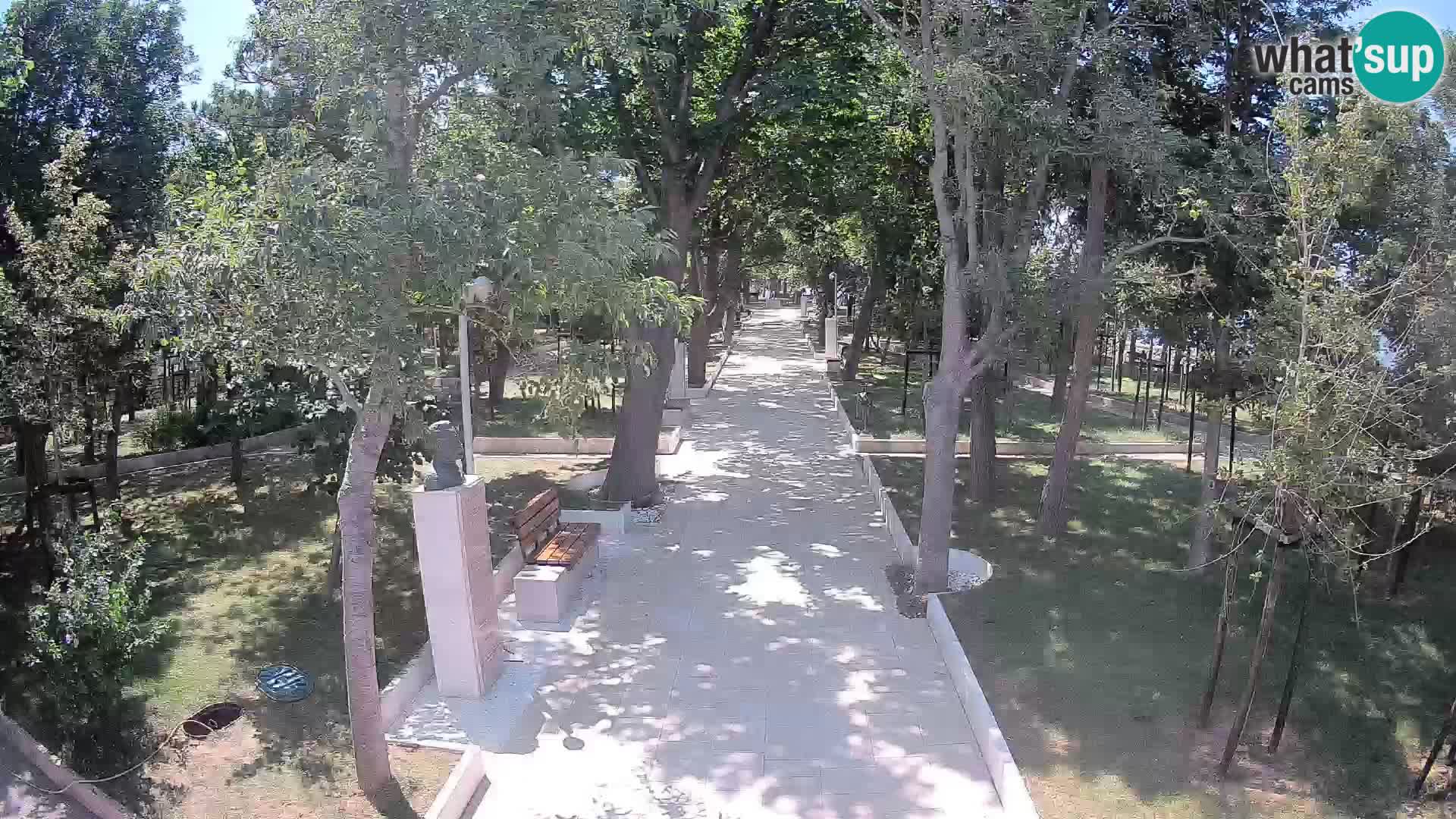 Writers’ Park Webcam Senj – Live by the Sea