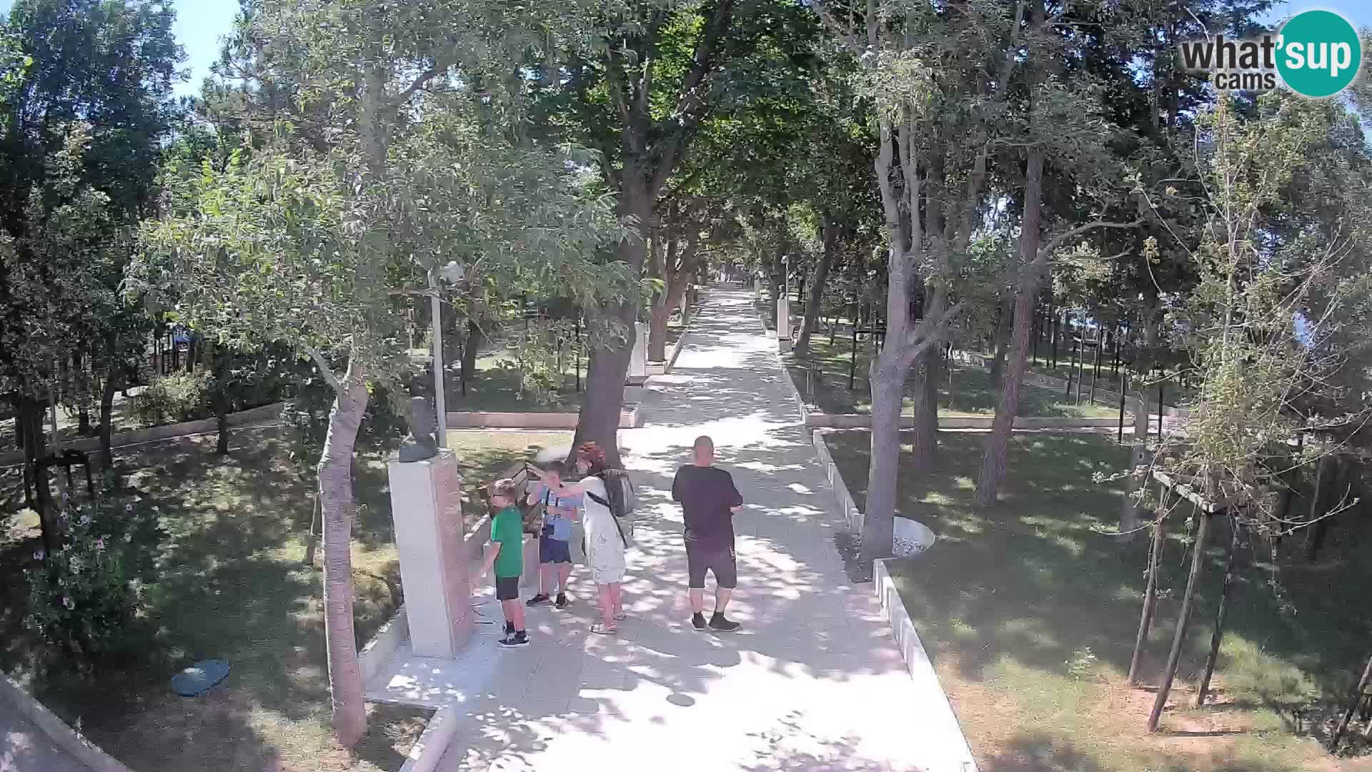Writers’ Park Webcam Senj – Live by the Sea