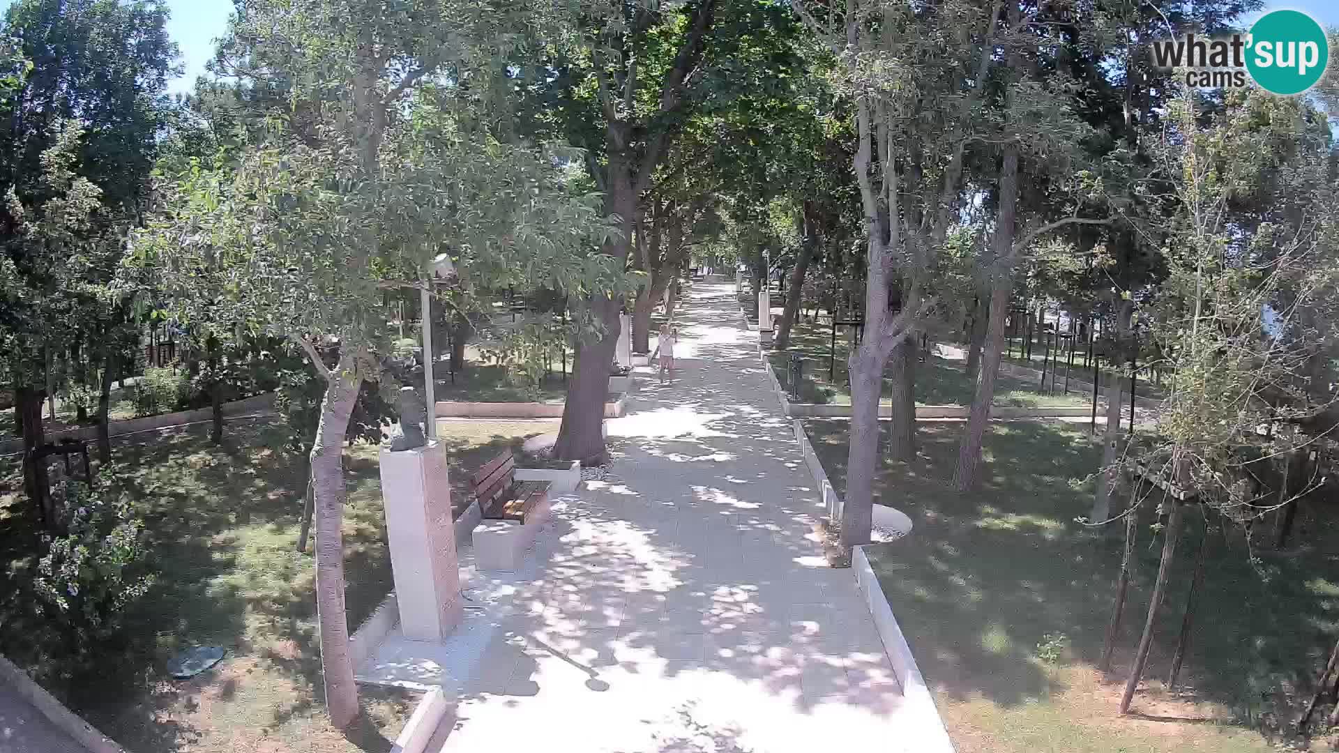 Writers’ Park Webcam Senj – Live by the Sea