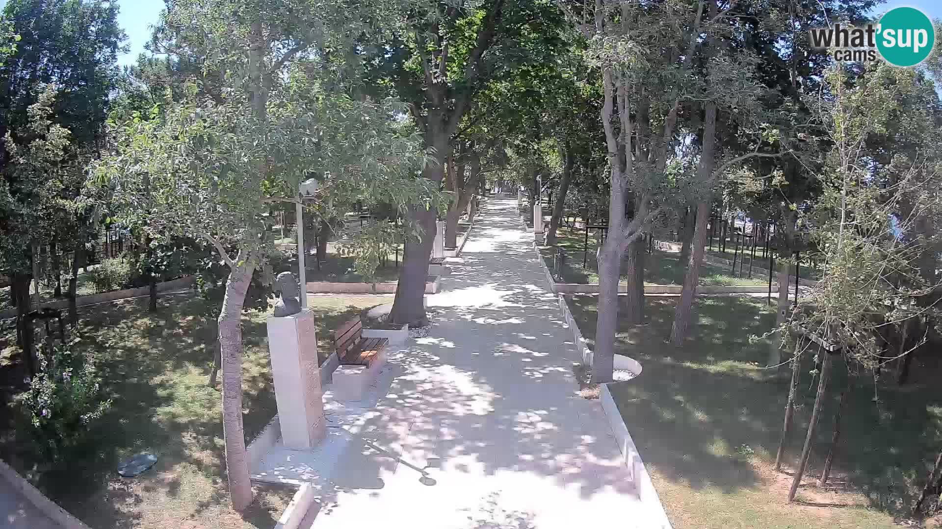 Writers’ Park Webcam Senj – Live by the Sea