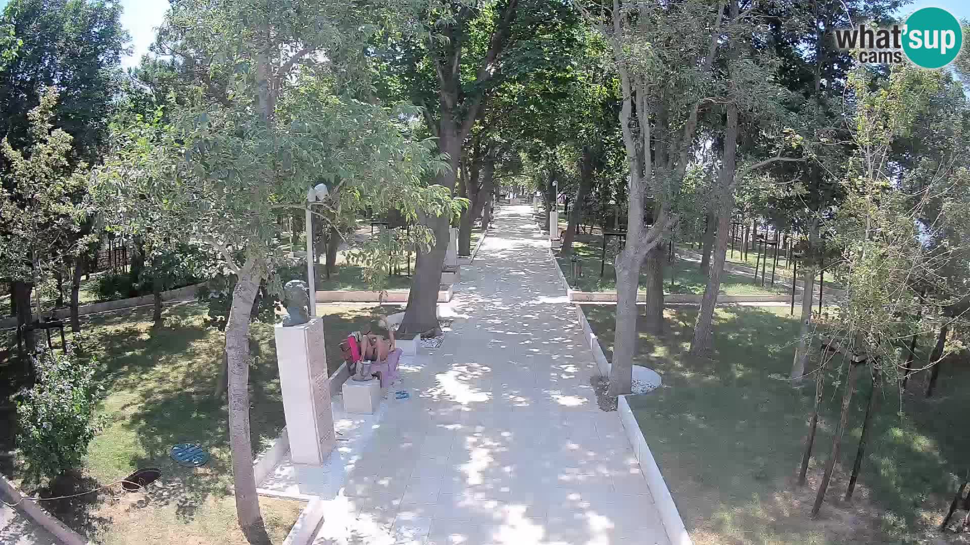 Webcam Schriftstellerpark Senj – Live am Meer