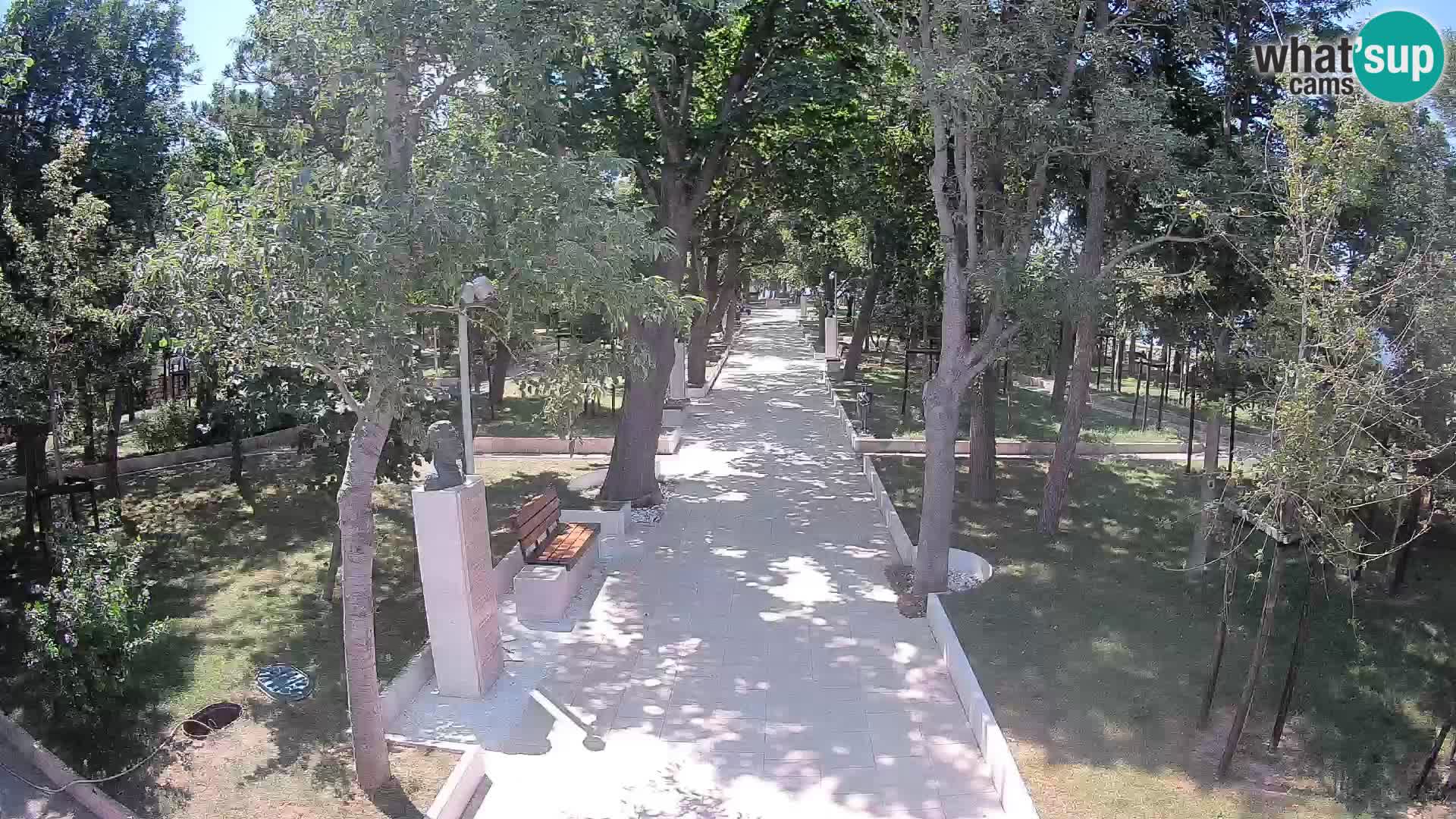 Writers’ Park Webcam Senj – Live by the Sea