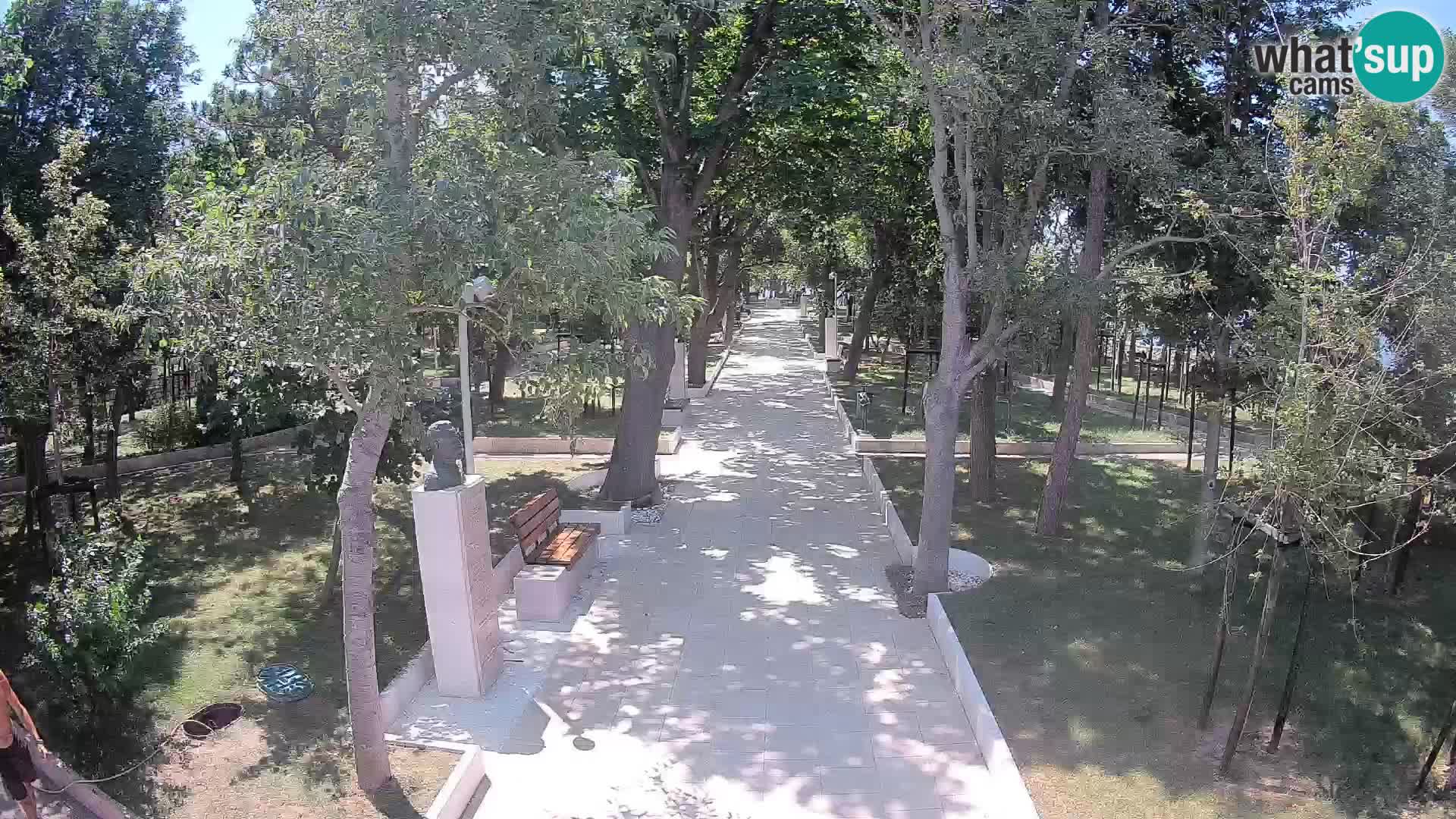 Webcam Schriftstellerpark Senj – Live am Meer