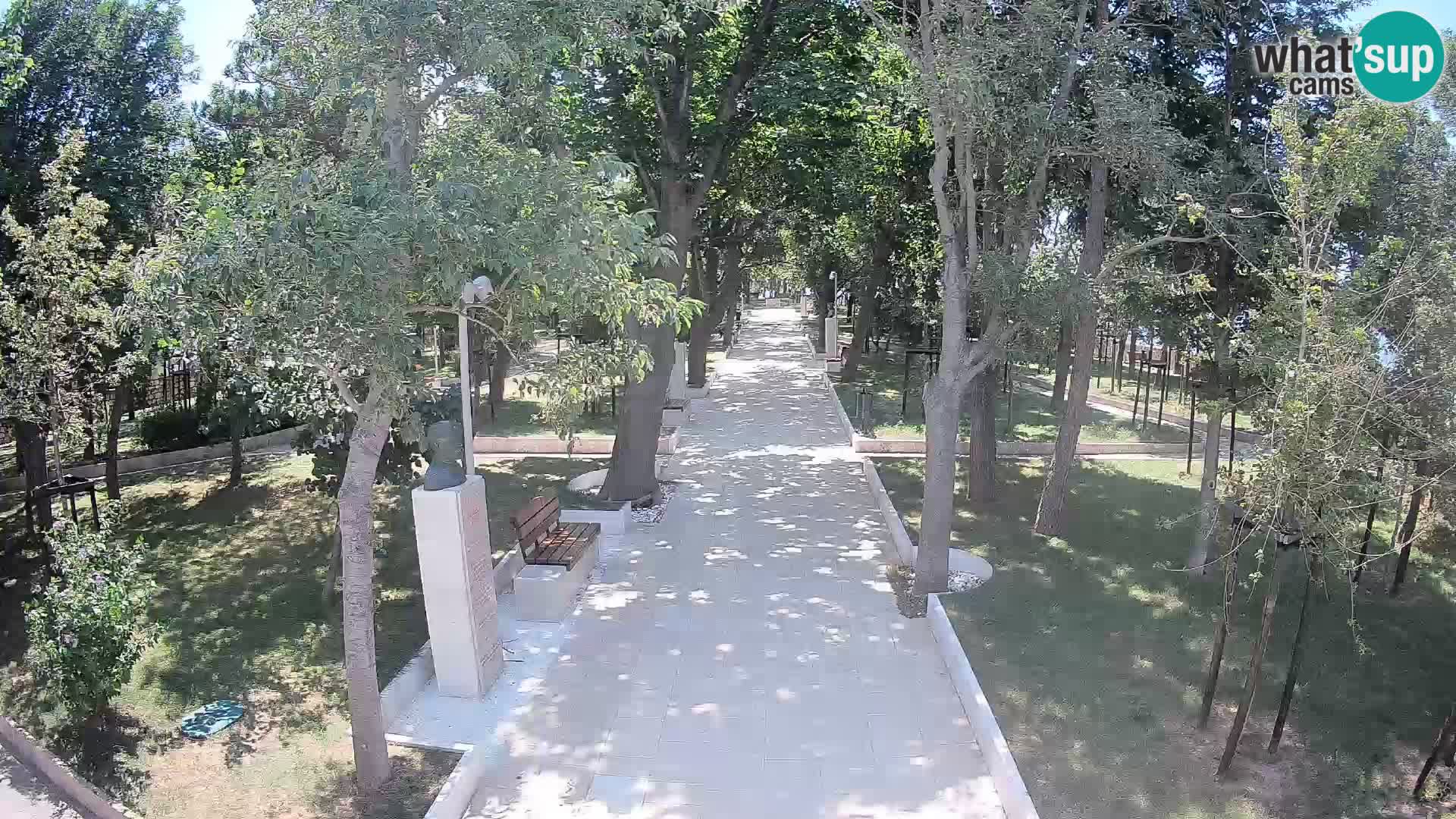 Writers’ Park Webcam Senj – Live by the Sea