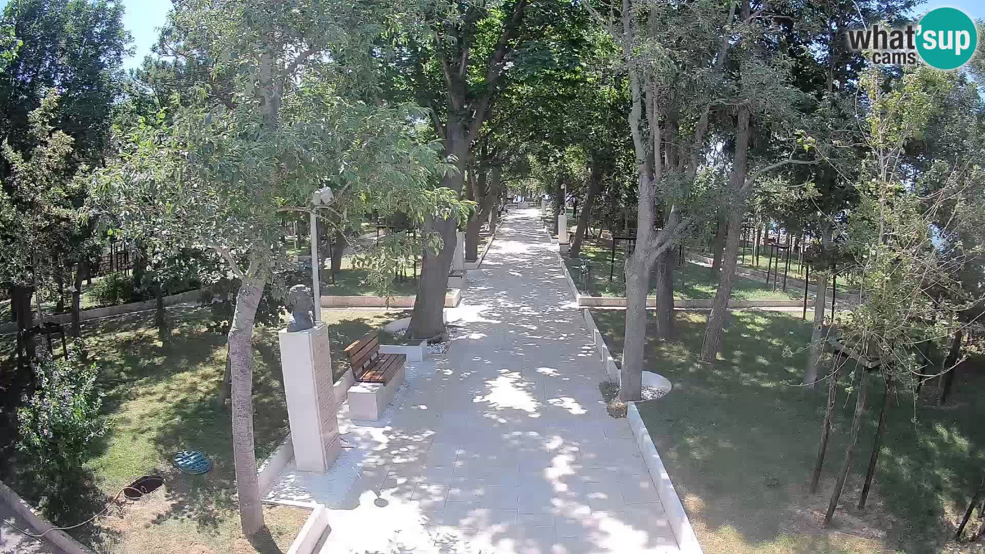 Writers’ Park Webcam Senj – Live by the Sea