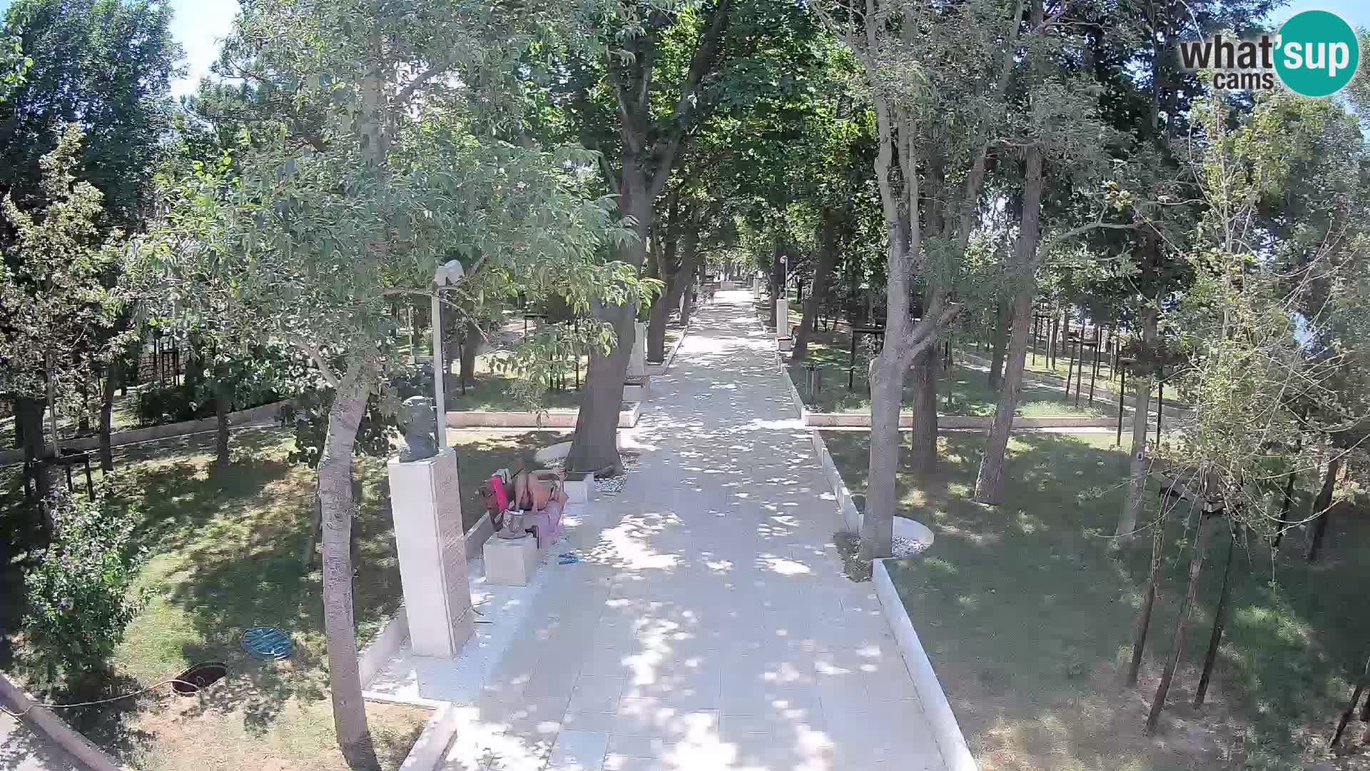 Webcam Schriftstellerpark Senj – Live am Meer