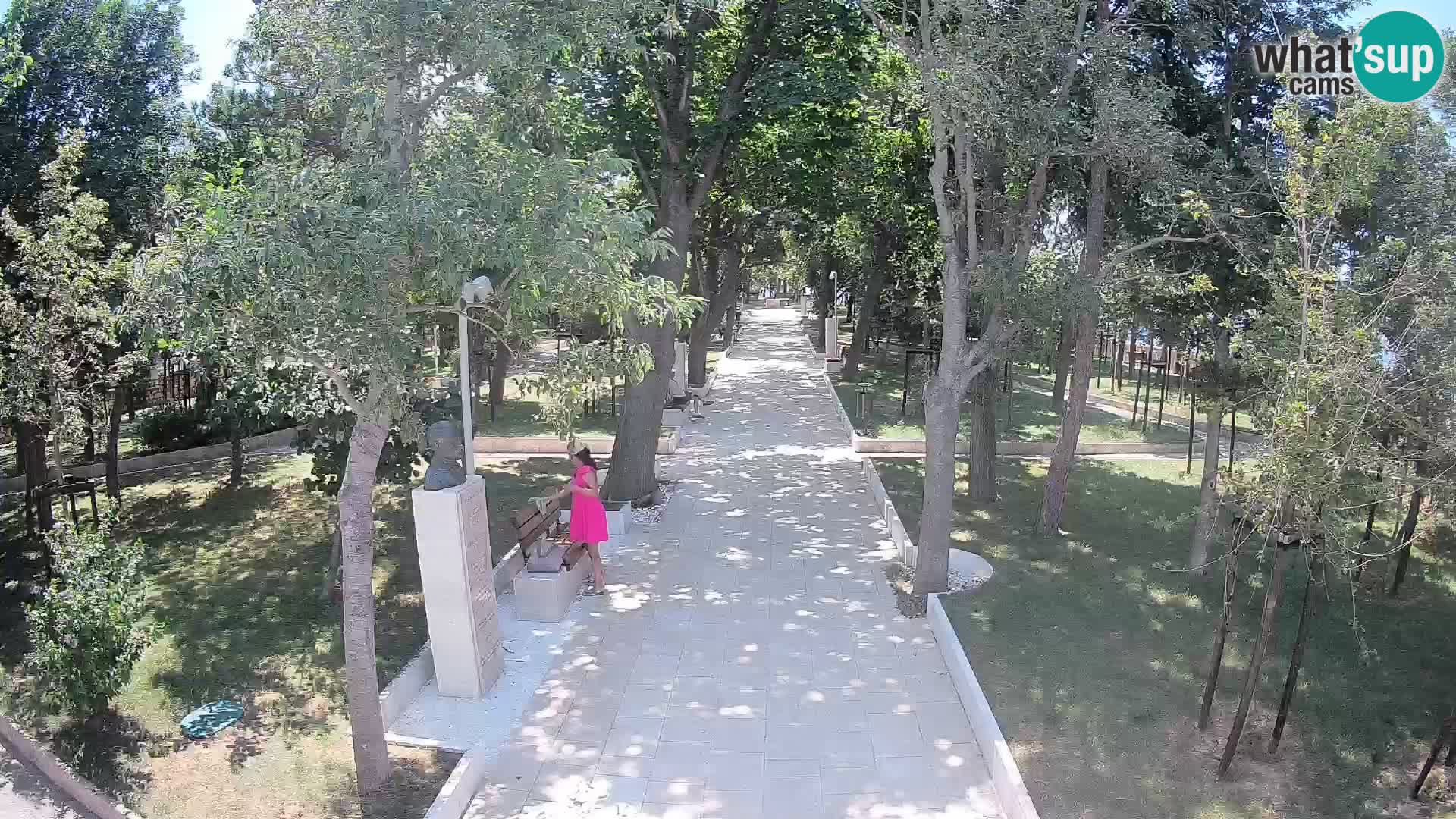 Webcam Schriftstellerpark Senj – Live am Meer