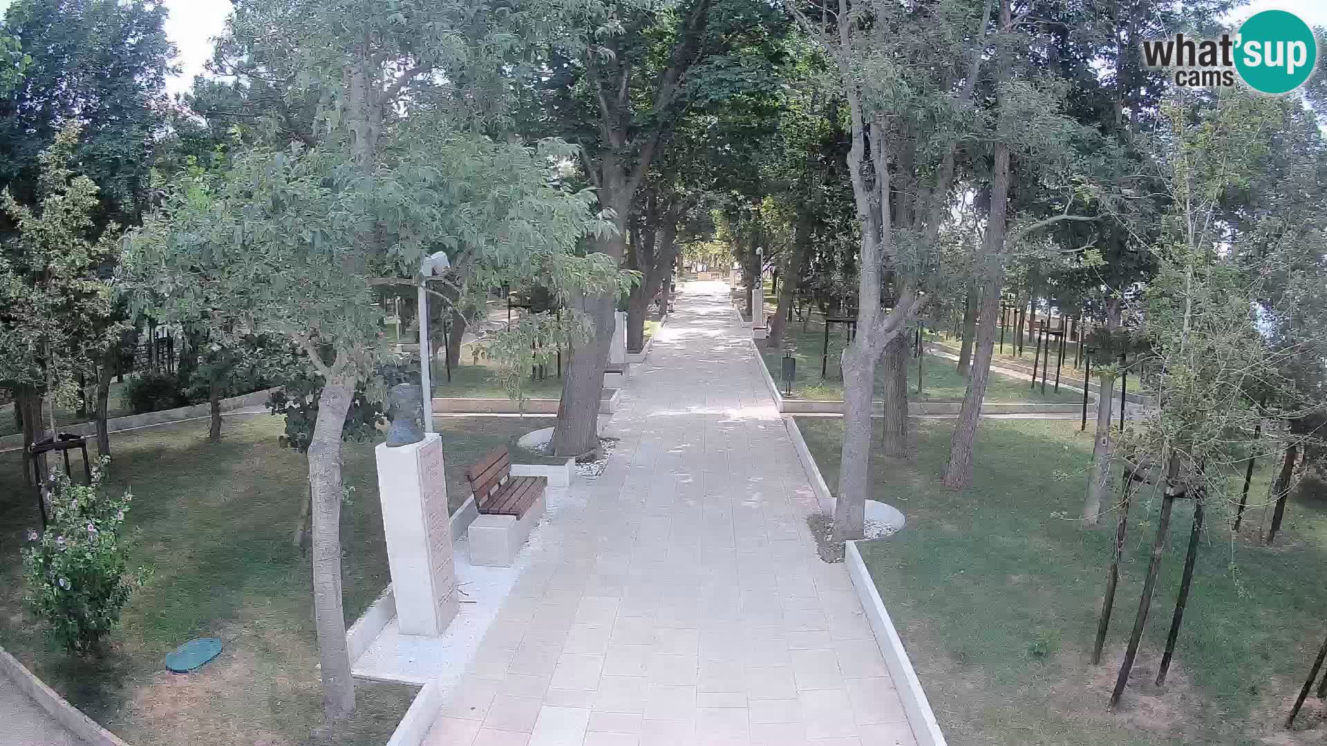 Writers’ Park Webcam Senj – Live by the Sea