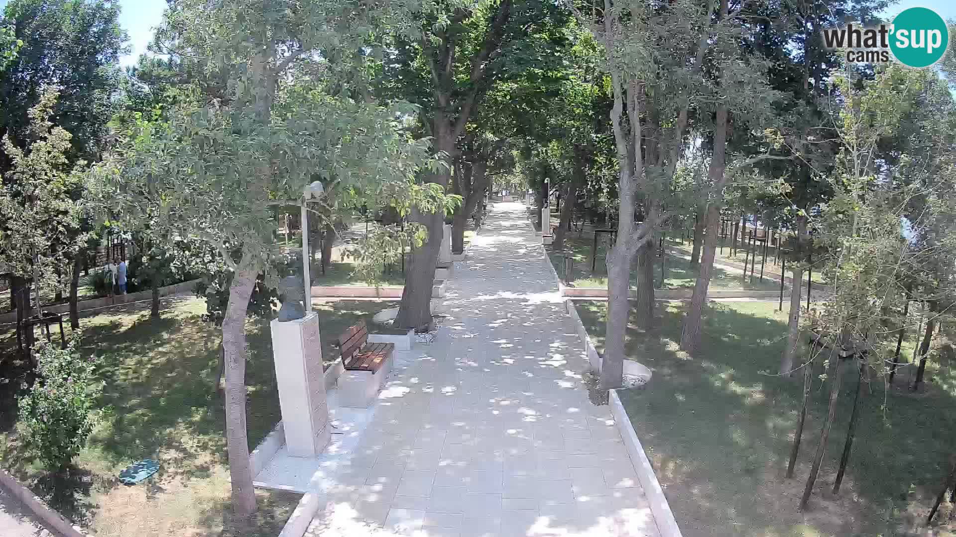 Webcam Schriftstellerpark Senj – Live am Meer