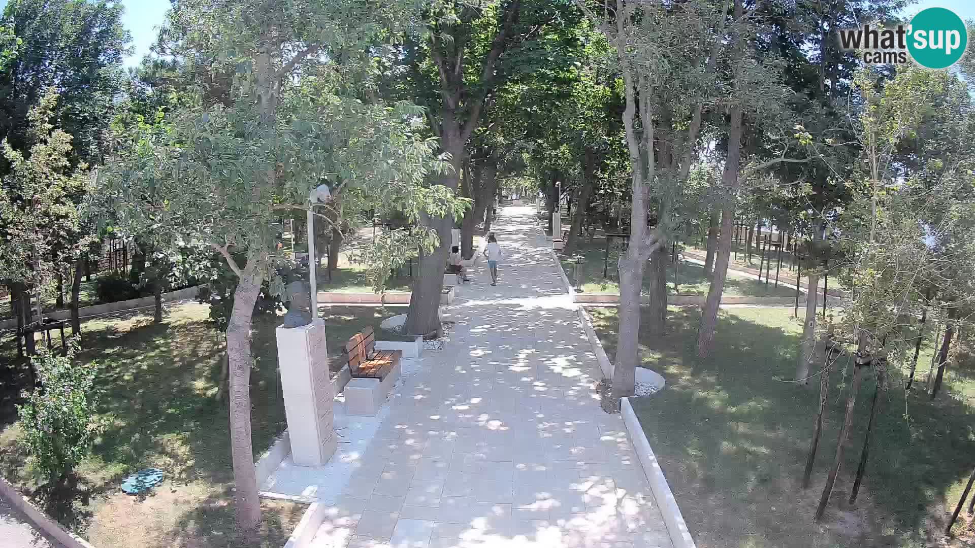 Writers’ Park Webcam Senj – Live by the Sea