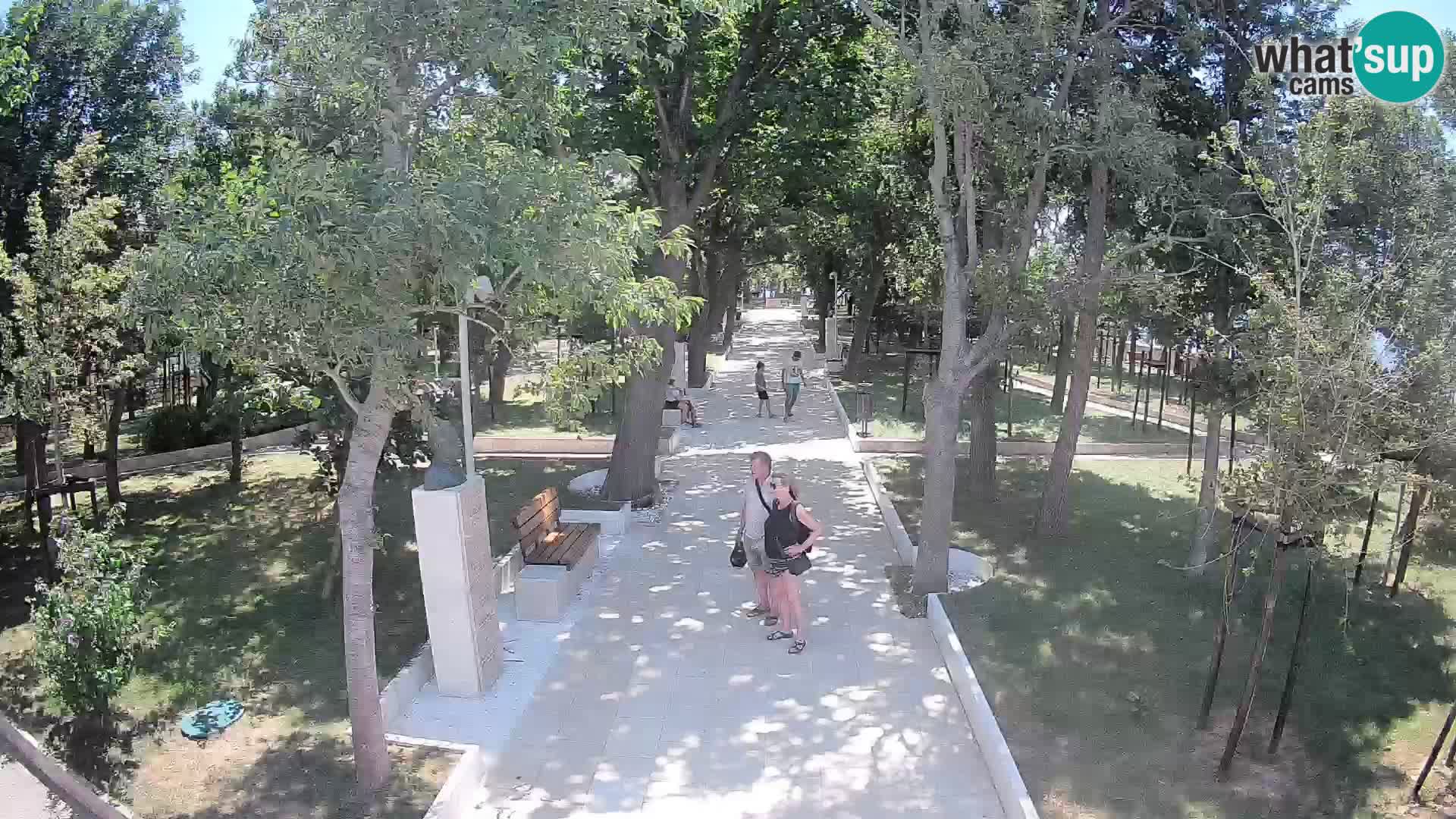 Webcam Schriftstellerpark Senj – Live am Meer