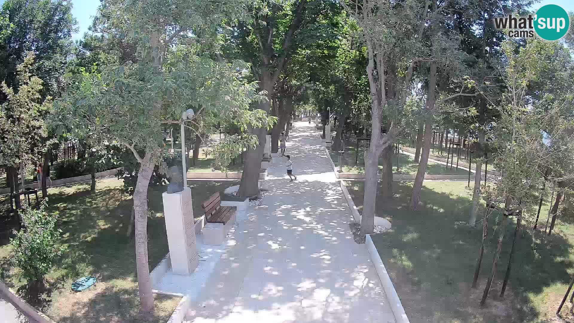 Writers’ Park Webcam Senj – Live by the Sea
