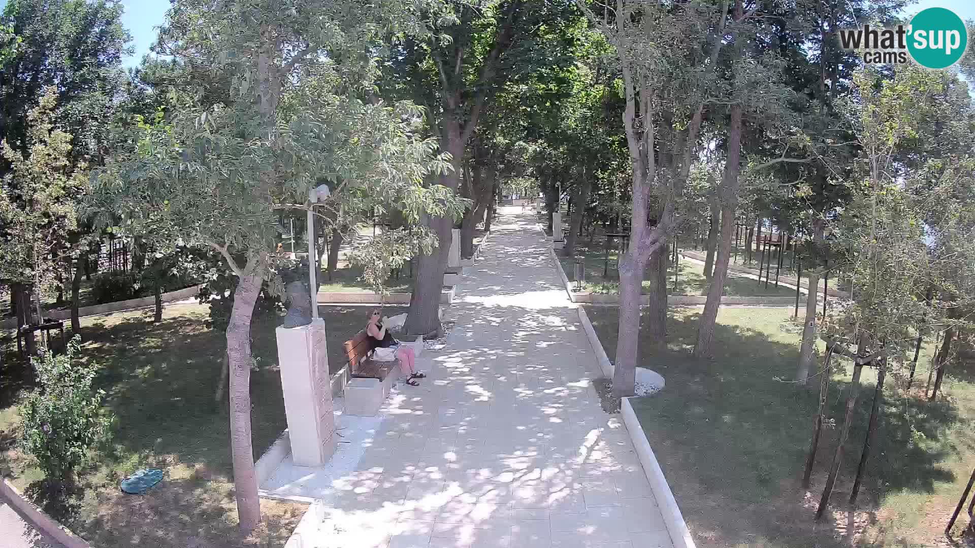 Webcam Schriftstellerpark Senj – Live am Meer