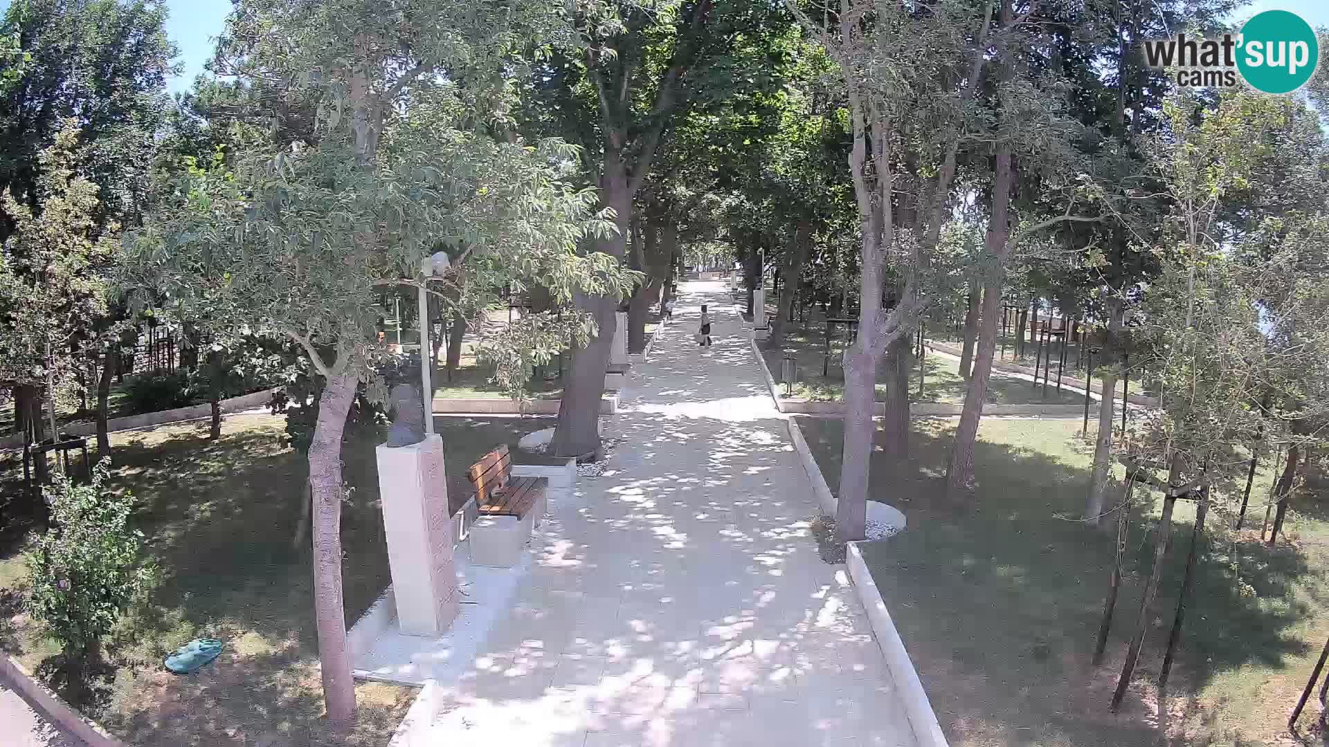 Writers’ Park Webcam Senj – Live by the Sea