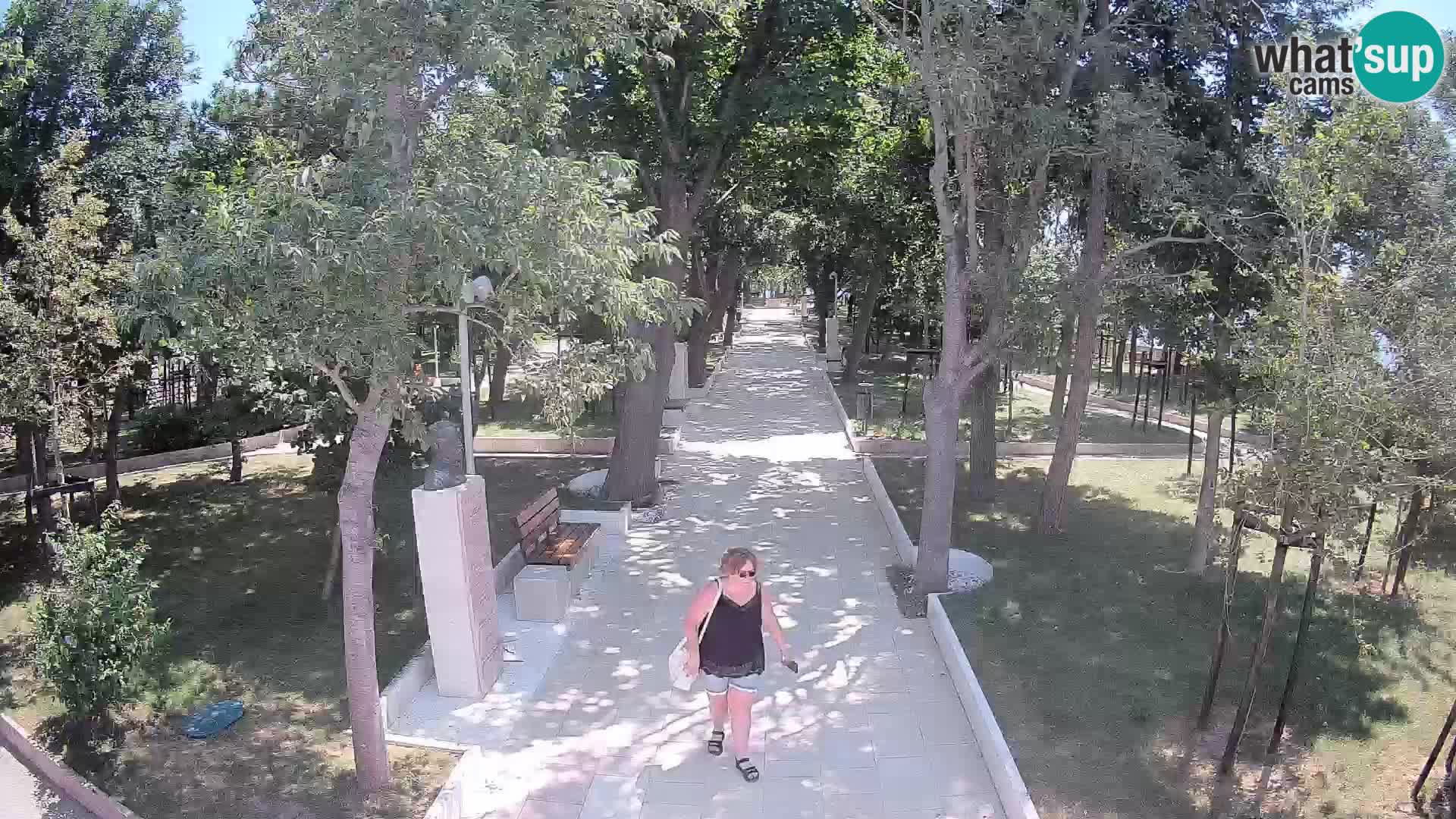 Writers’ Park Webcam Senj – Live by the Sea