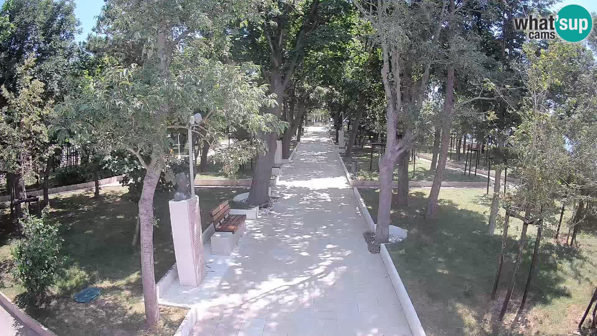 Webcam Schriftstellerpark Senj – Live am Meer